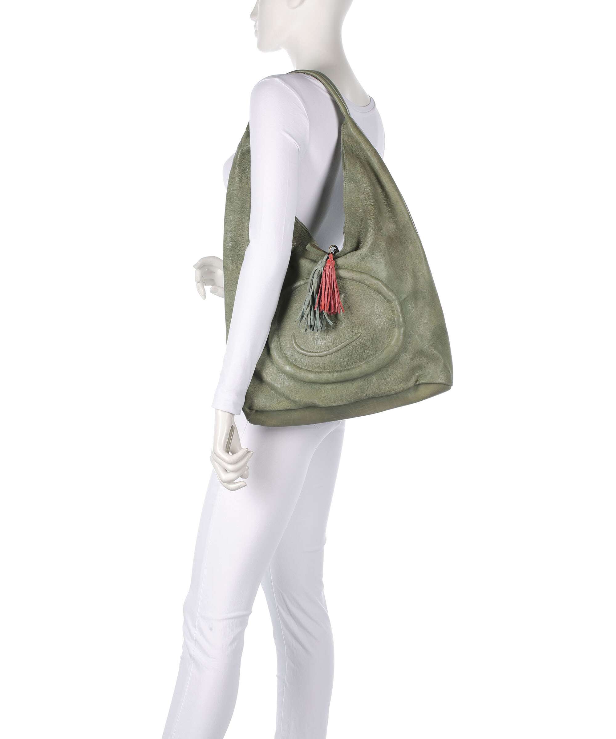 Taschendieb Wien Lachnerstrasse 5 Torba na zakupy green leaf - Image 3