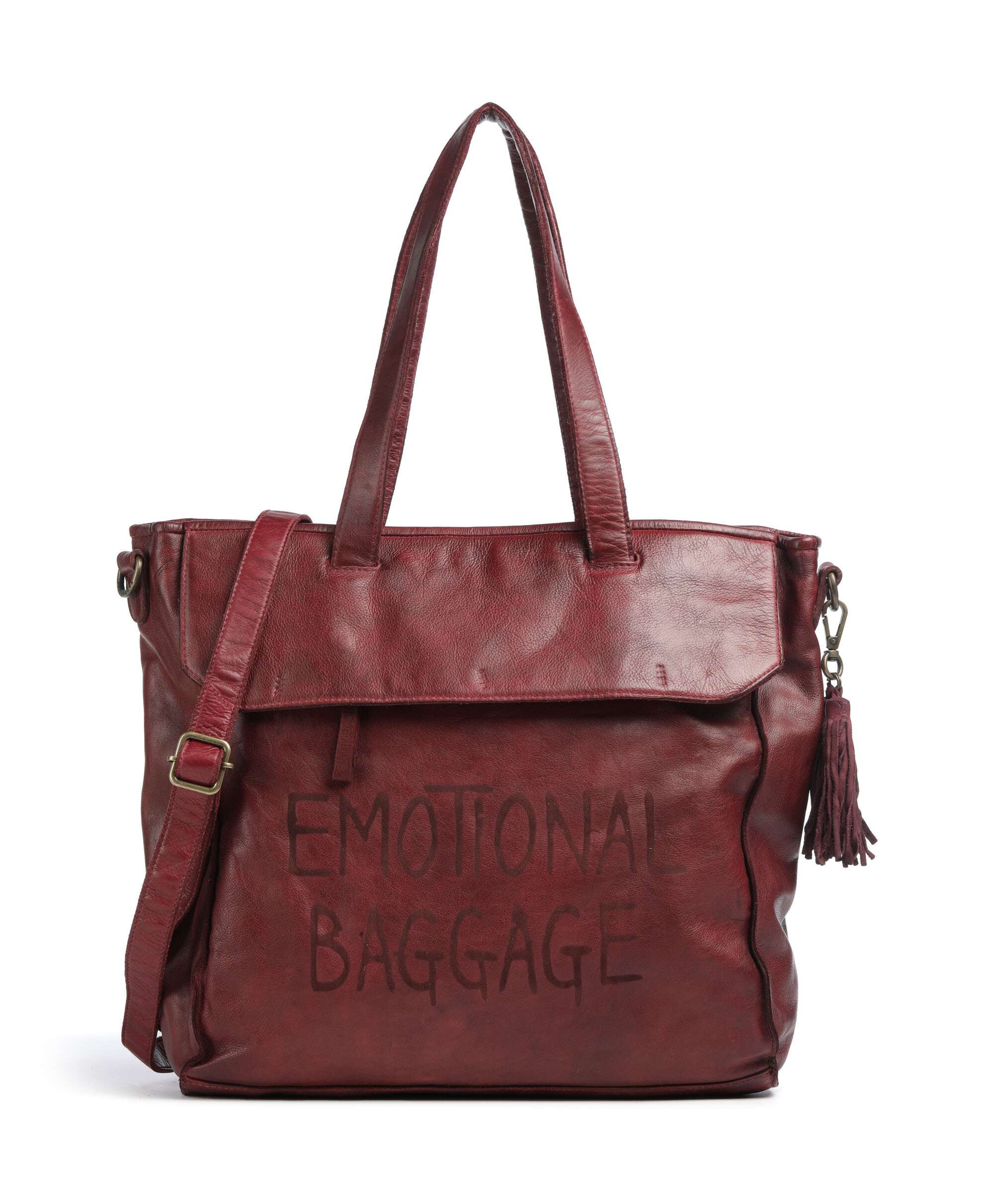 Taschendieb Wien Seelengasse 2 Torba na zakupy red burgundy