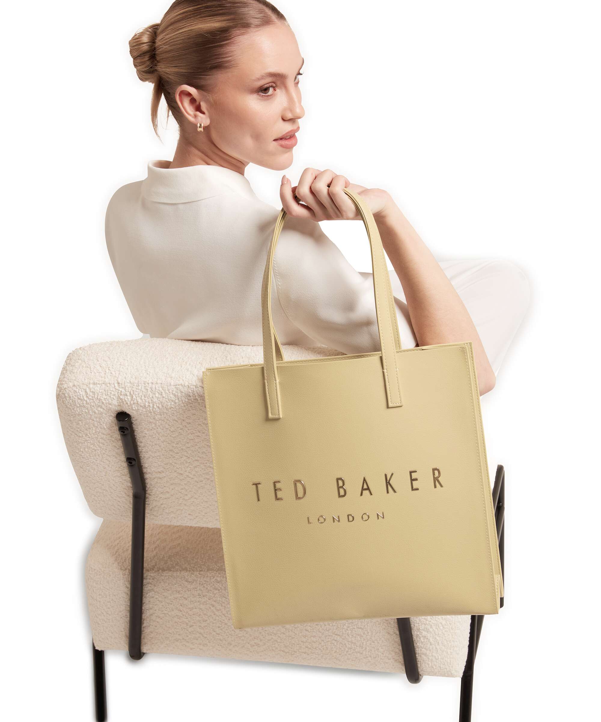 Ted Baker Crinkon Torba na zakupy yellow - Image 3