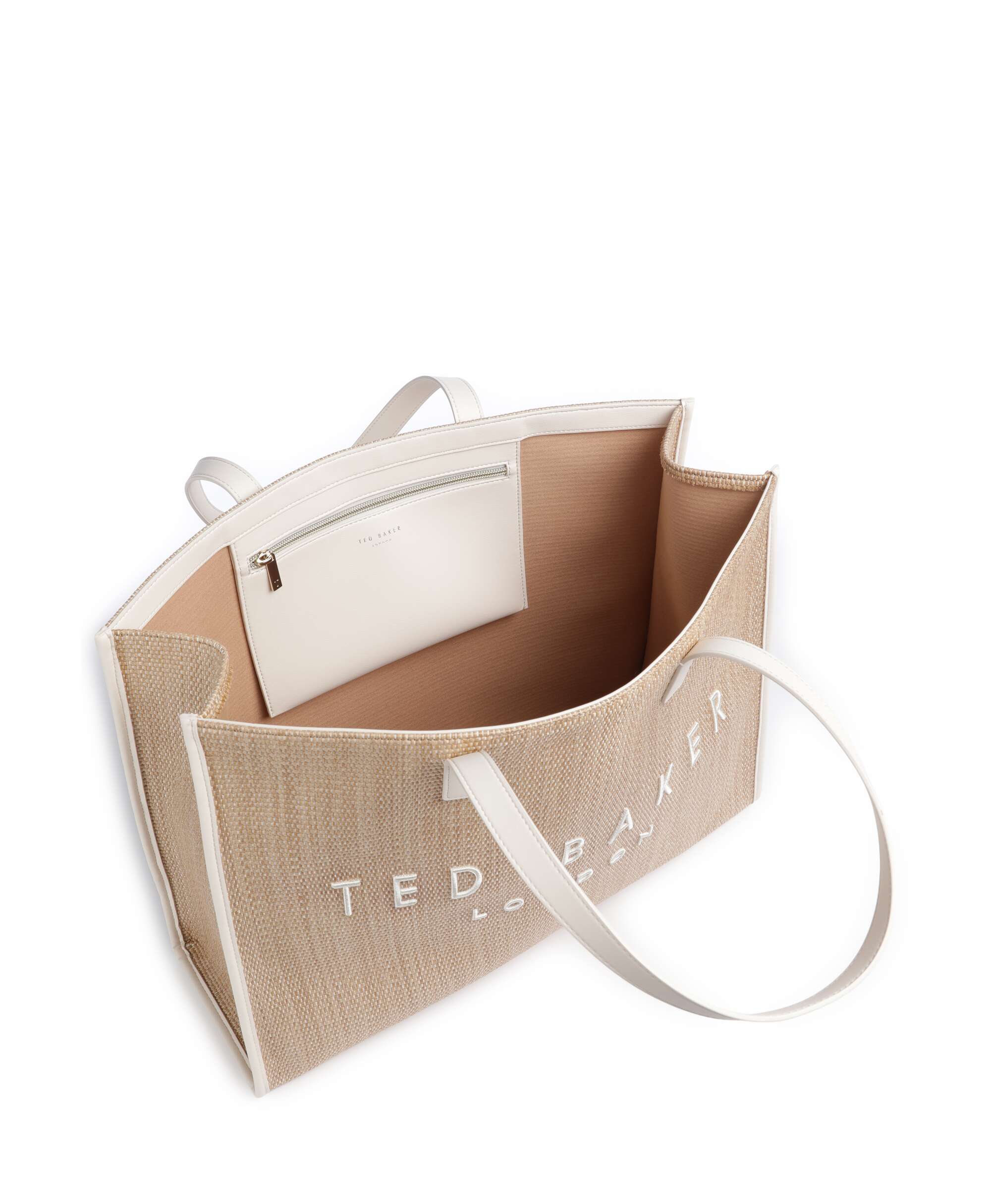 Ted Baker Pallmer Torba na zakupy ivory - Image 6