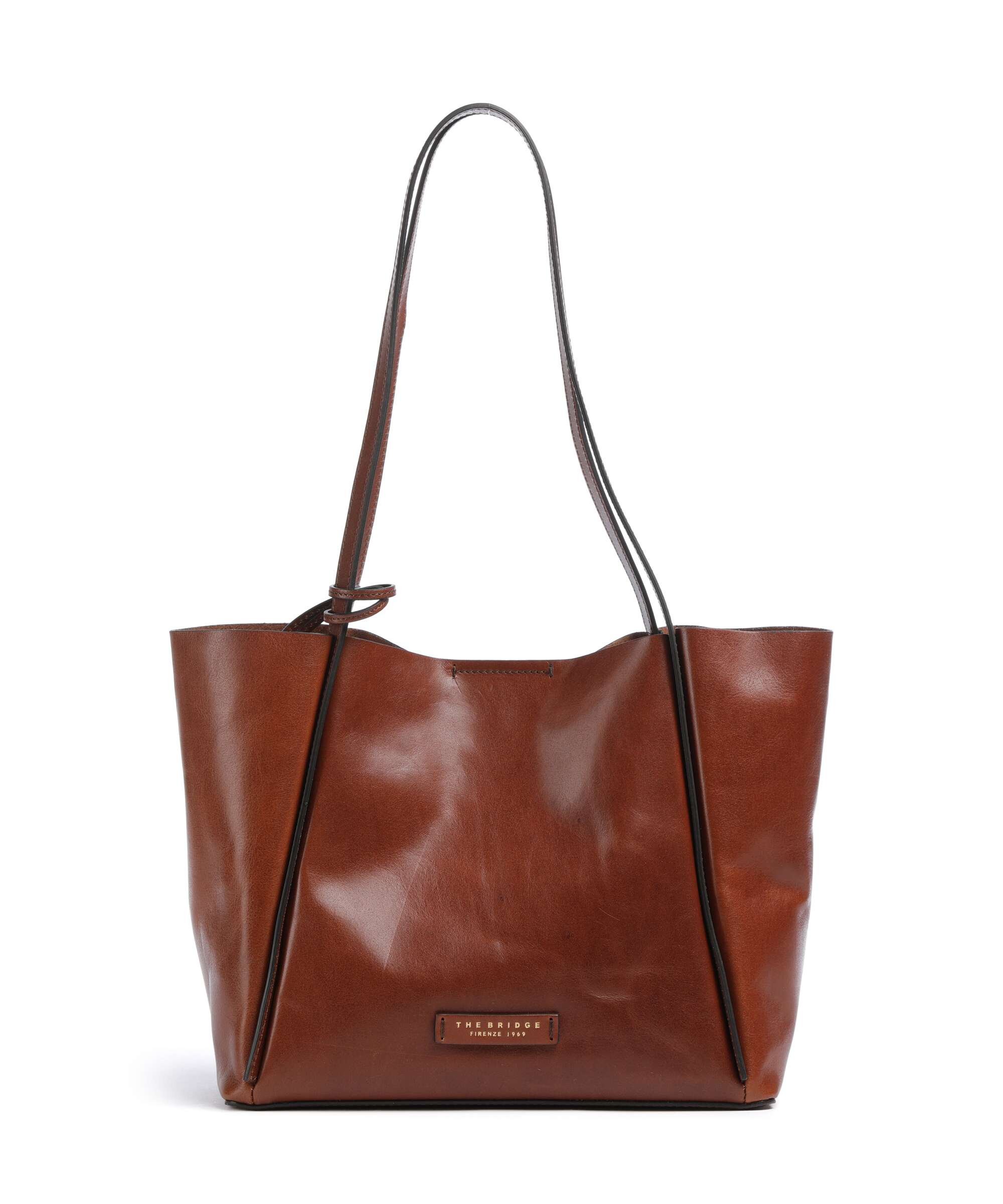The Bridge Icons Torba na zakupy marrone