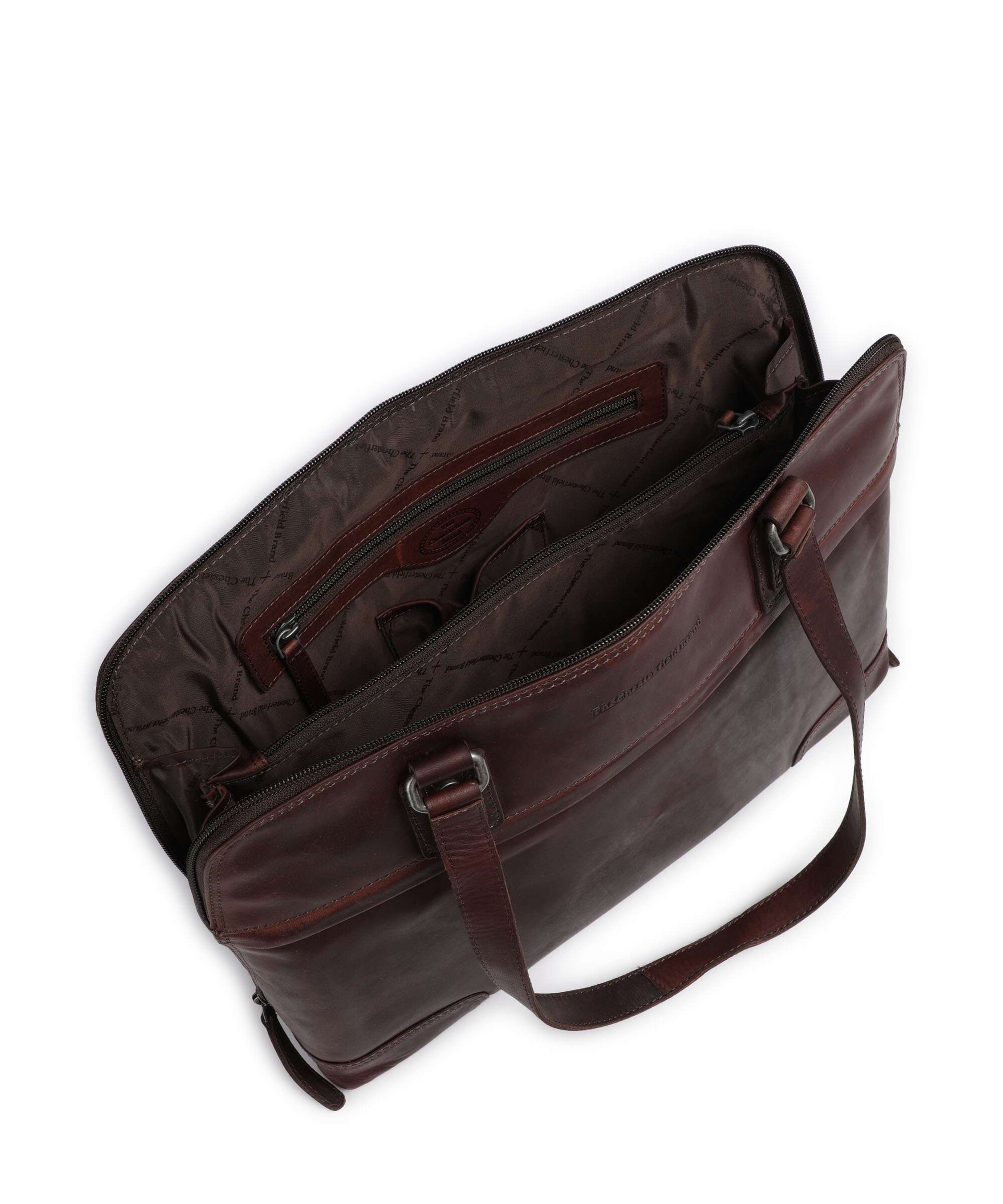 The Chesterfield Brand Cow Wax Pull Up Branson Torba na ramię brown - Image 6