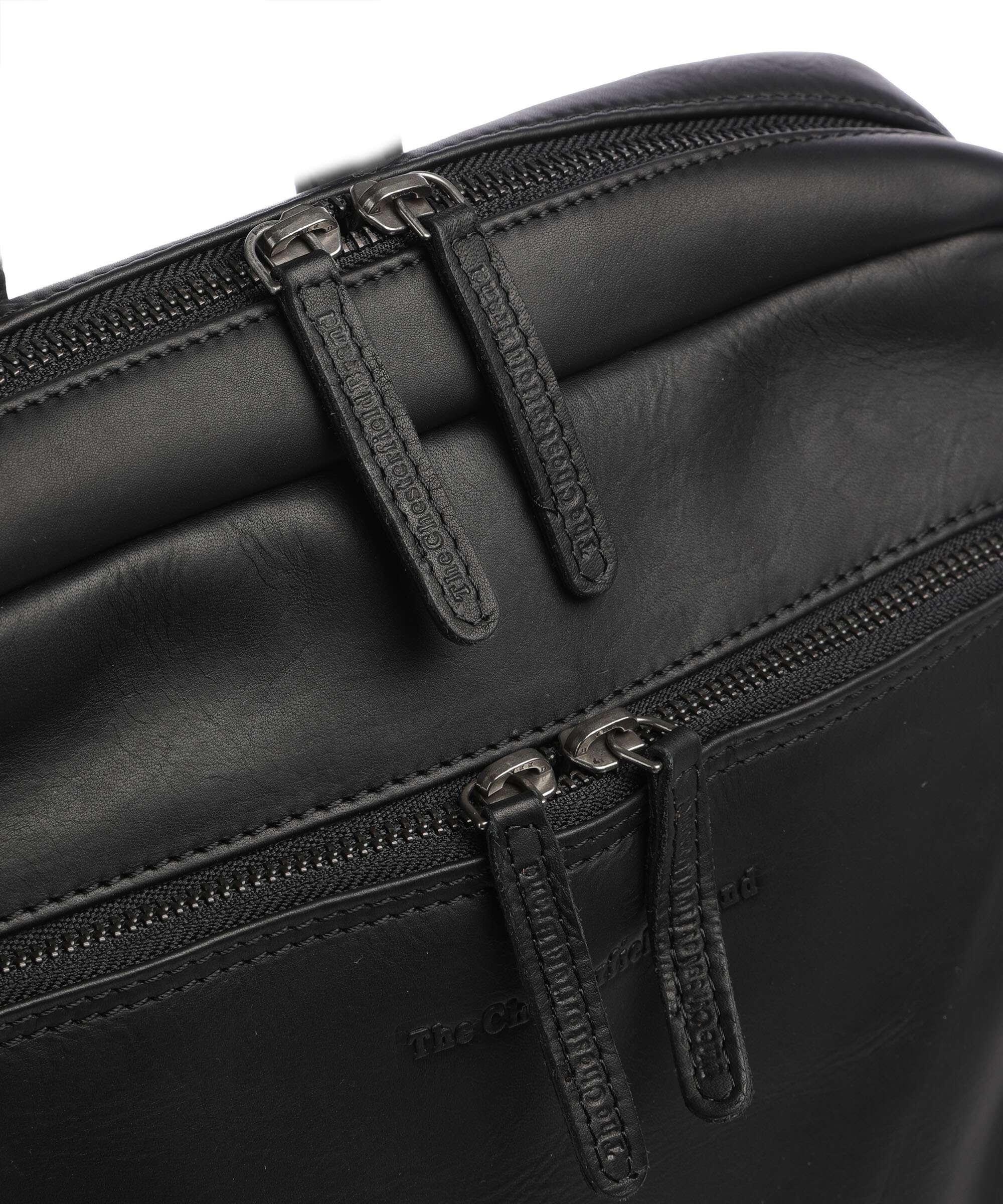 The Chesterfield Brand Cow Wax Pull Up Jasper Plecak black - Image 4