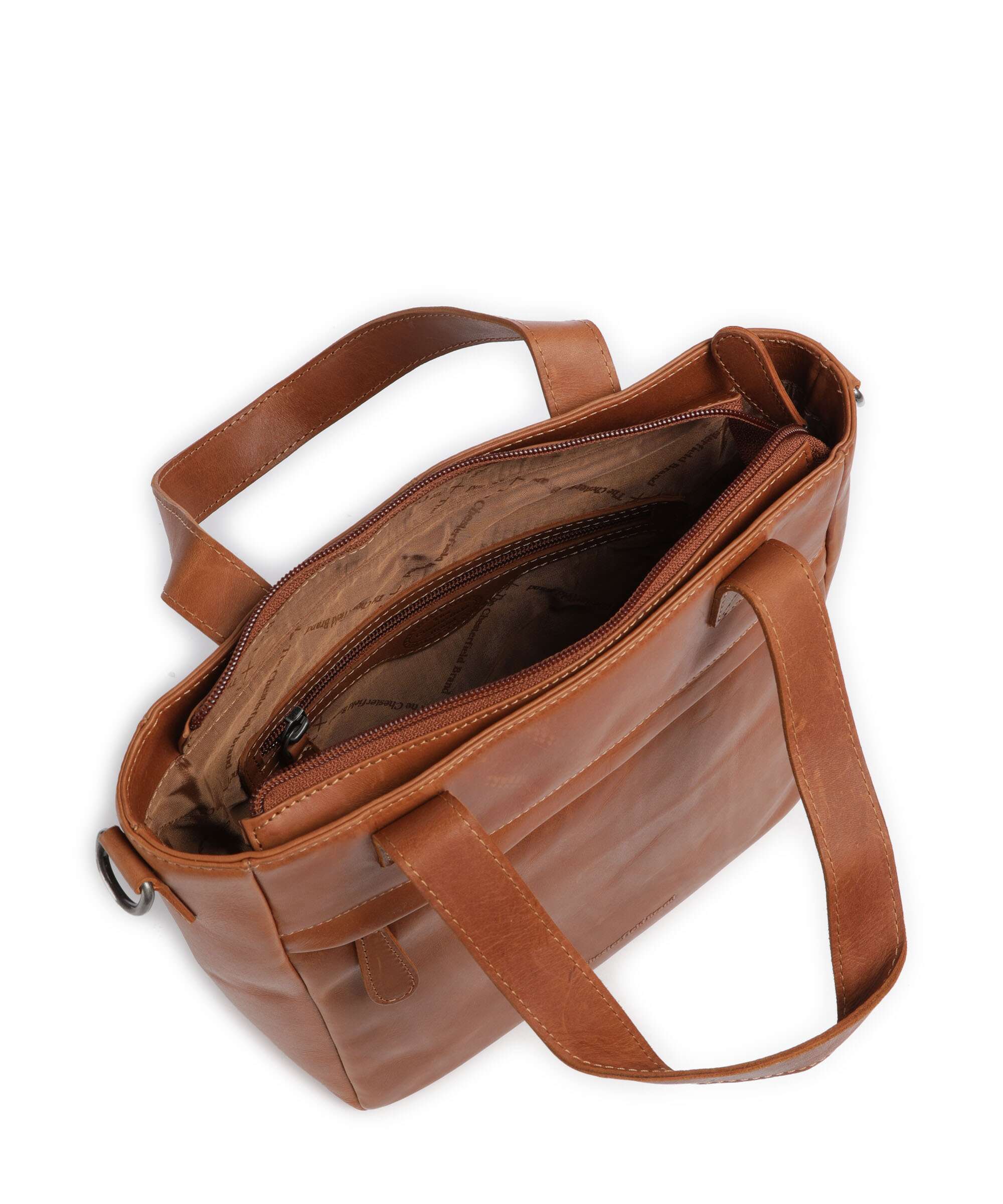 The Chesterfield Brand Cow Wax Pull Up Lingfield Torebka cognac - Image 6