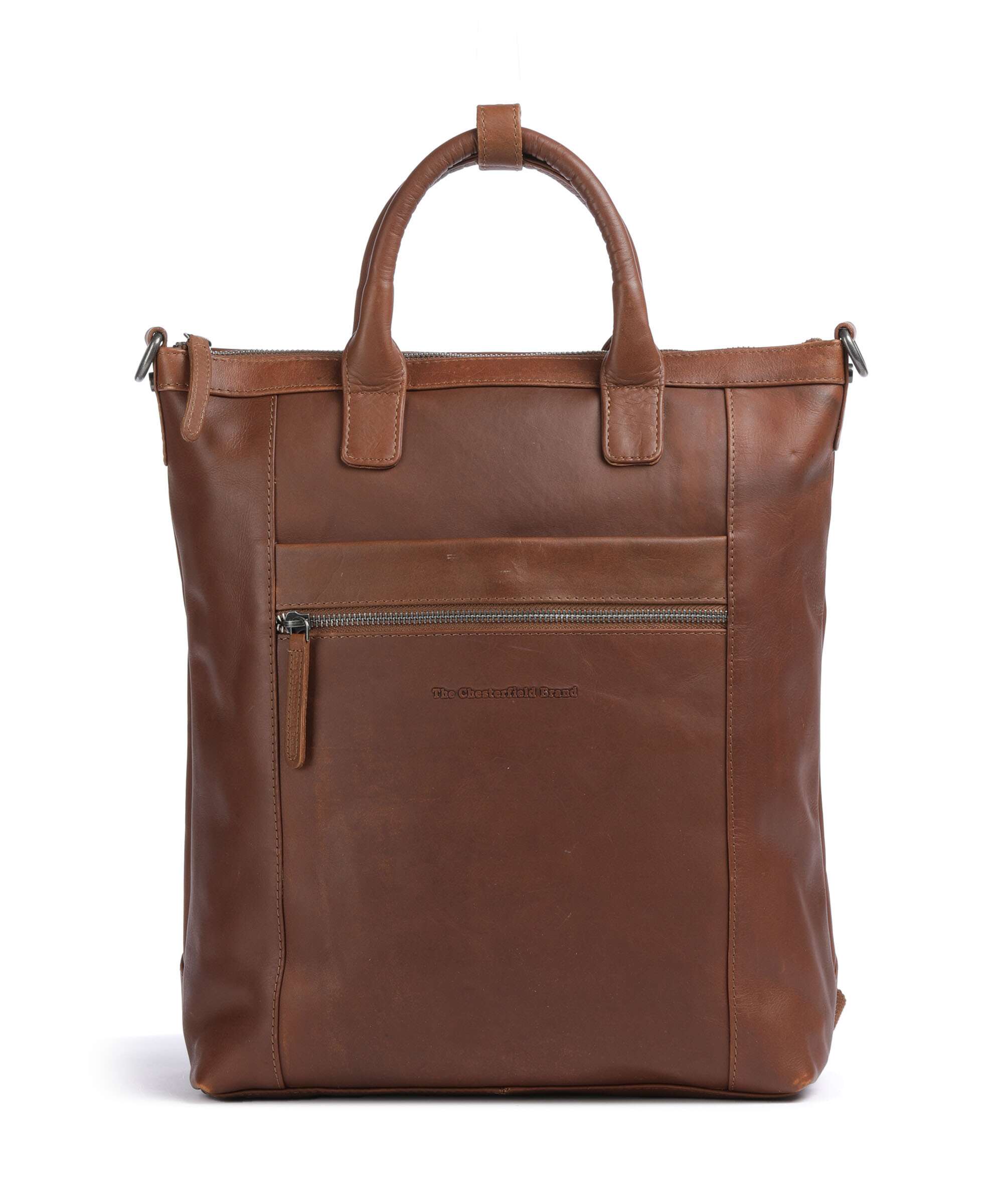 The Chesterfield Brand Cow Wax Pull Up Luisa Plecak-torba cognac