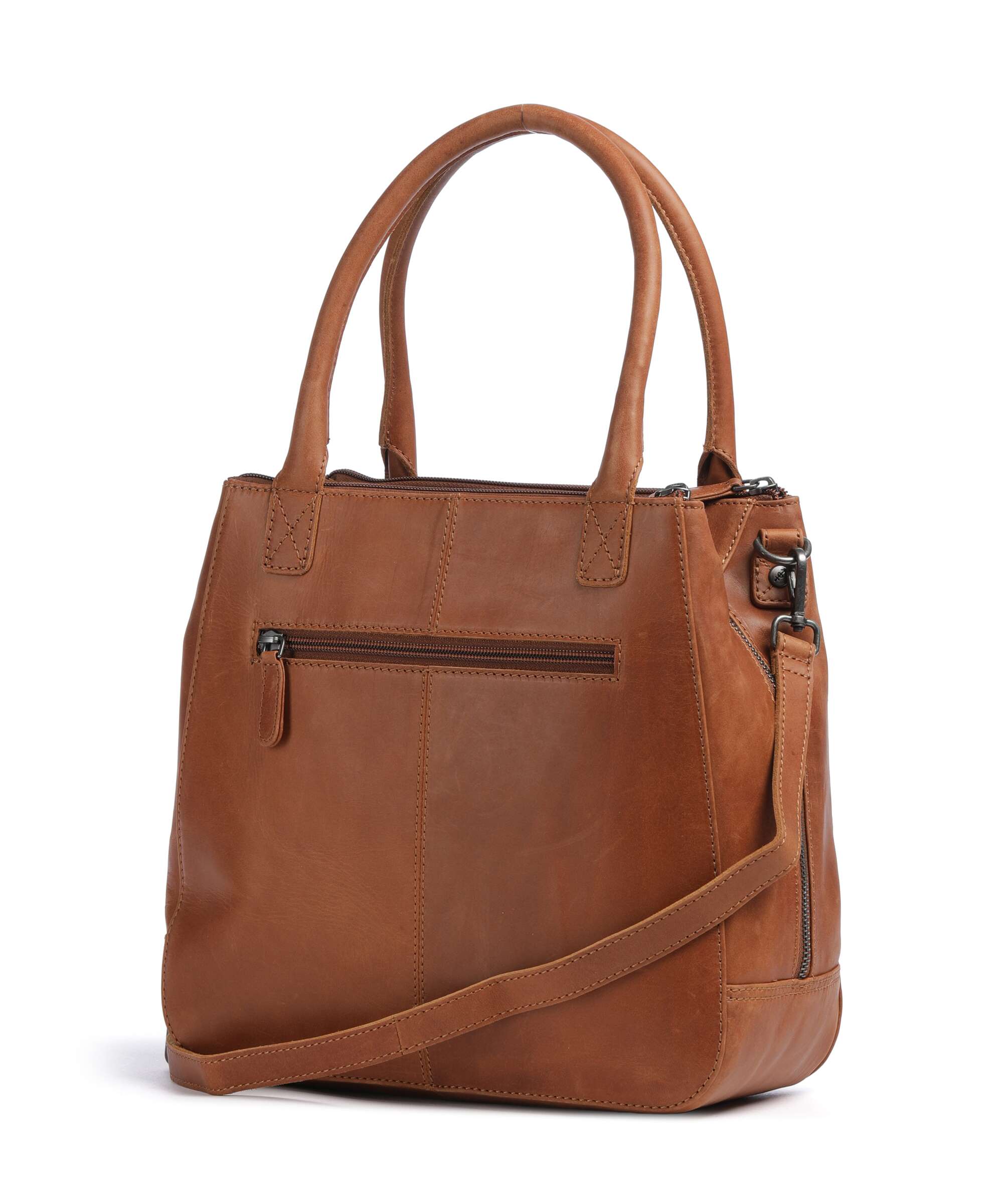The Chesterfield Brand Cow Wax Pull Up Solvin Torebka cognac - Image 2