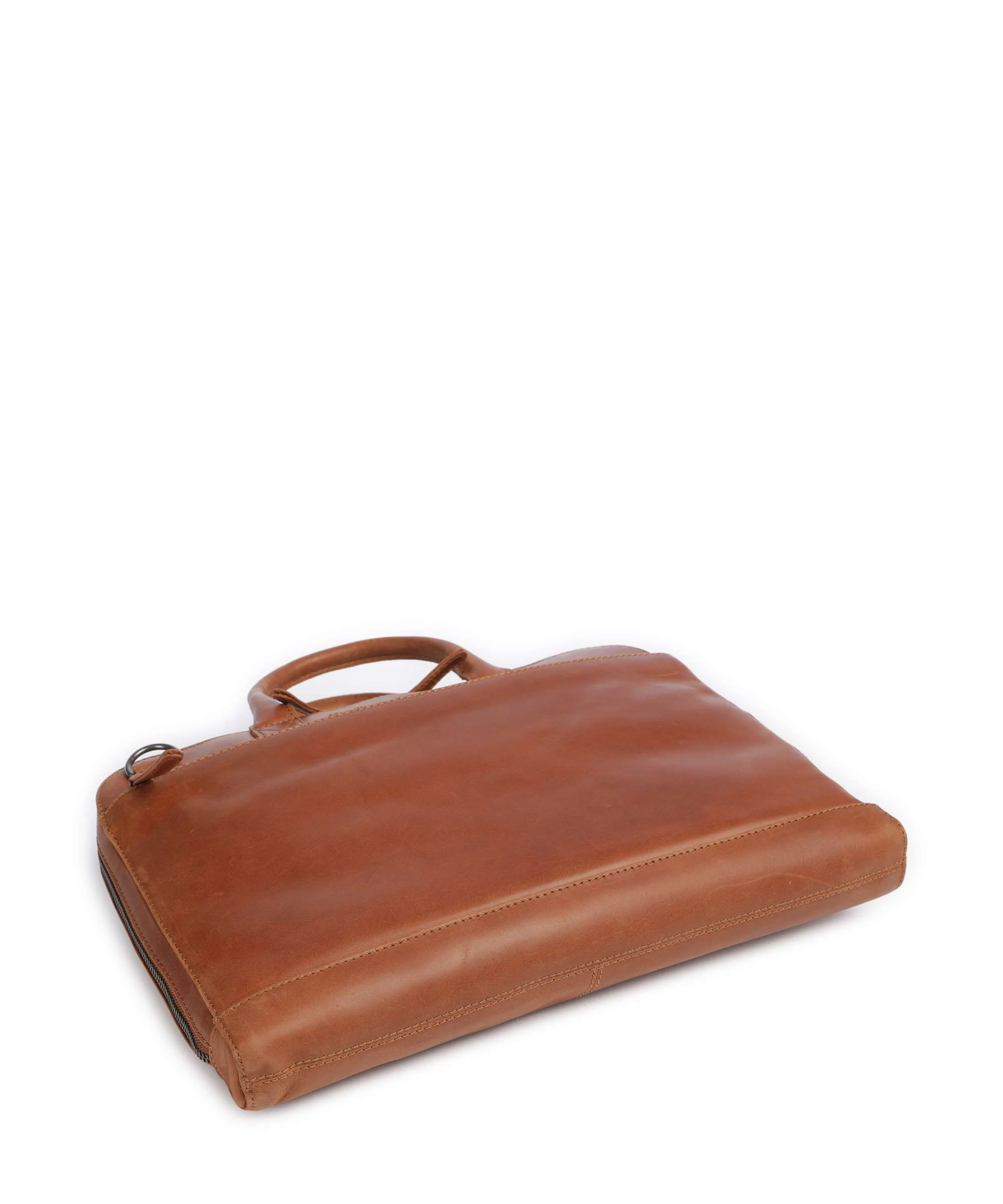 The Chesterfield Brand Cow Wax Pull Up Tilbury Aktówka cognac - Image 5