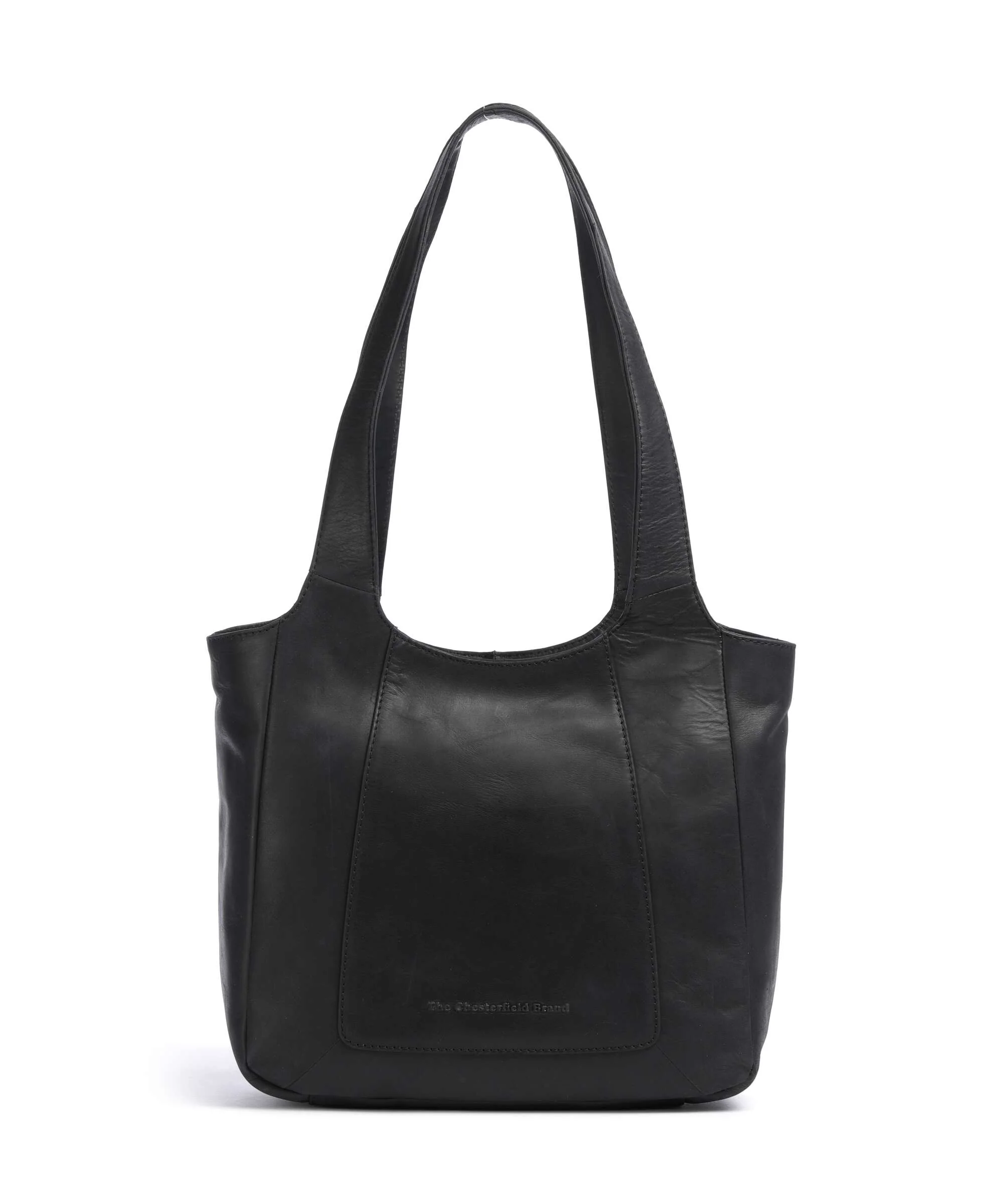 The Chesterfield Brand Cow Wax Pull Up Tofino Torba na zakupy black