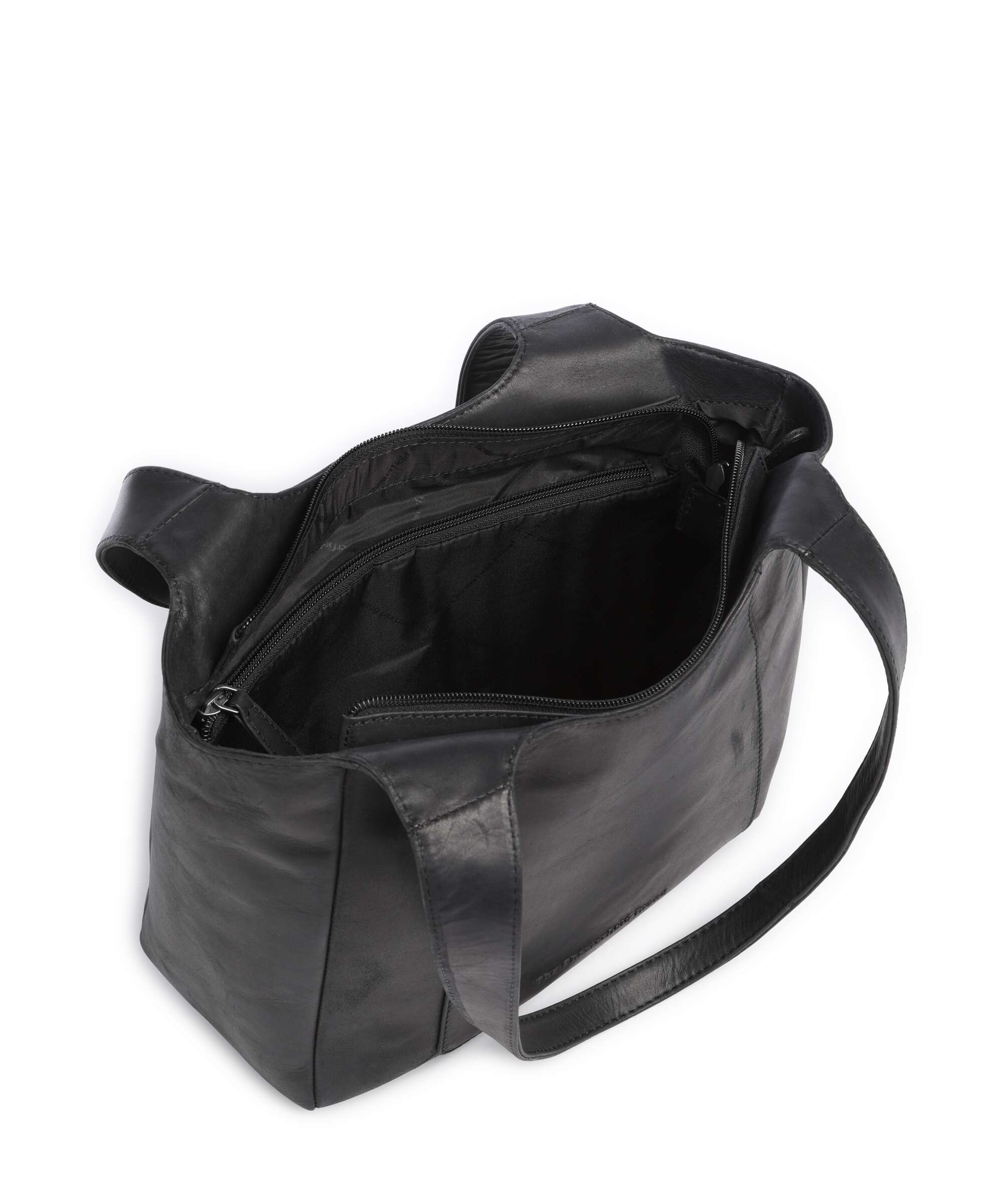 The Chesterfield Brand Cow Wax Pull Up Tofino Torba na zakupy black - Image 5