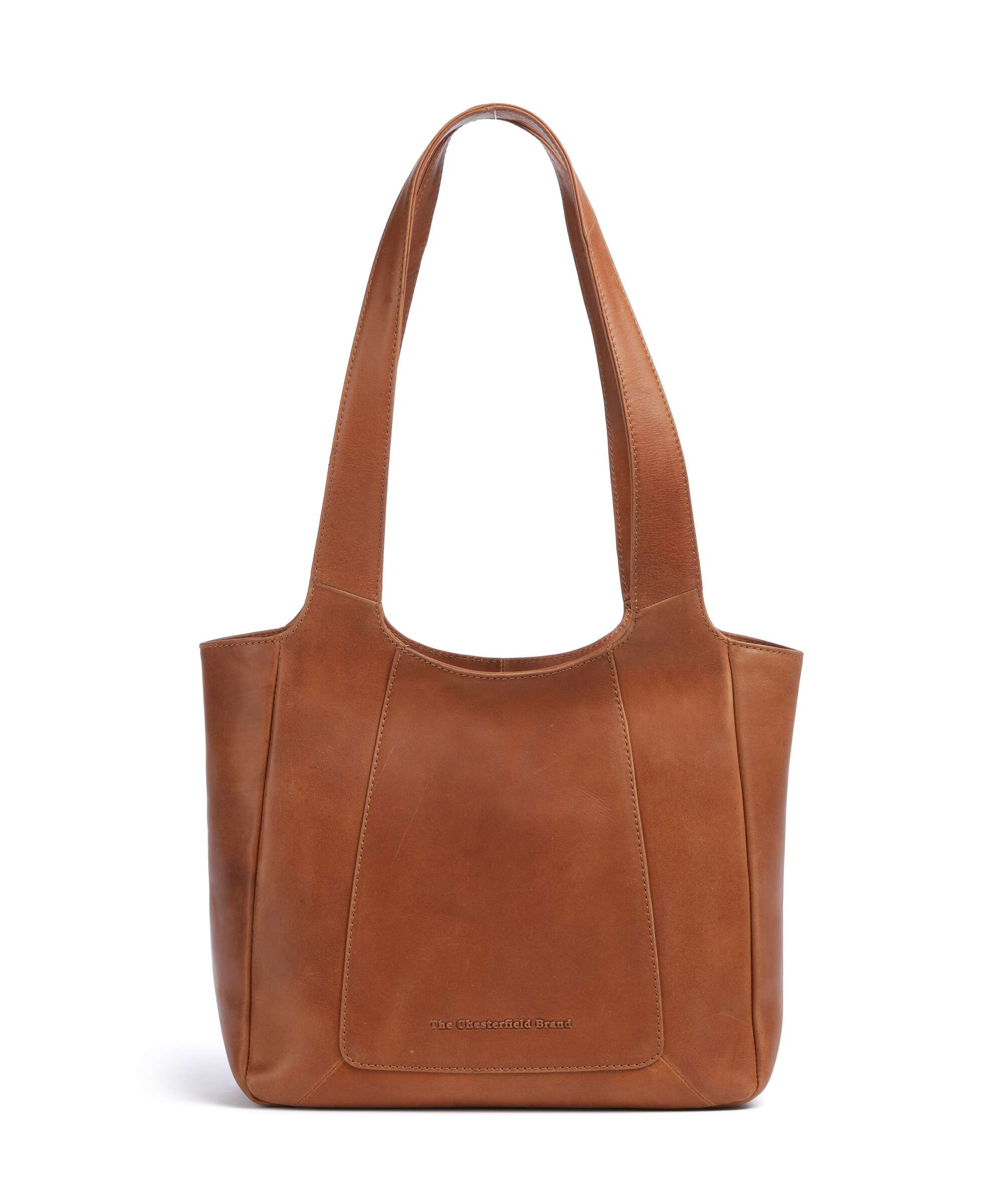 The Chesterfield Brand Cow Wax Pull Up Tofino Torba na zakupy cognac