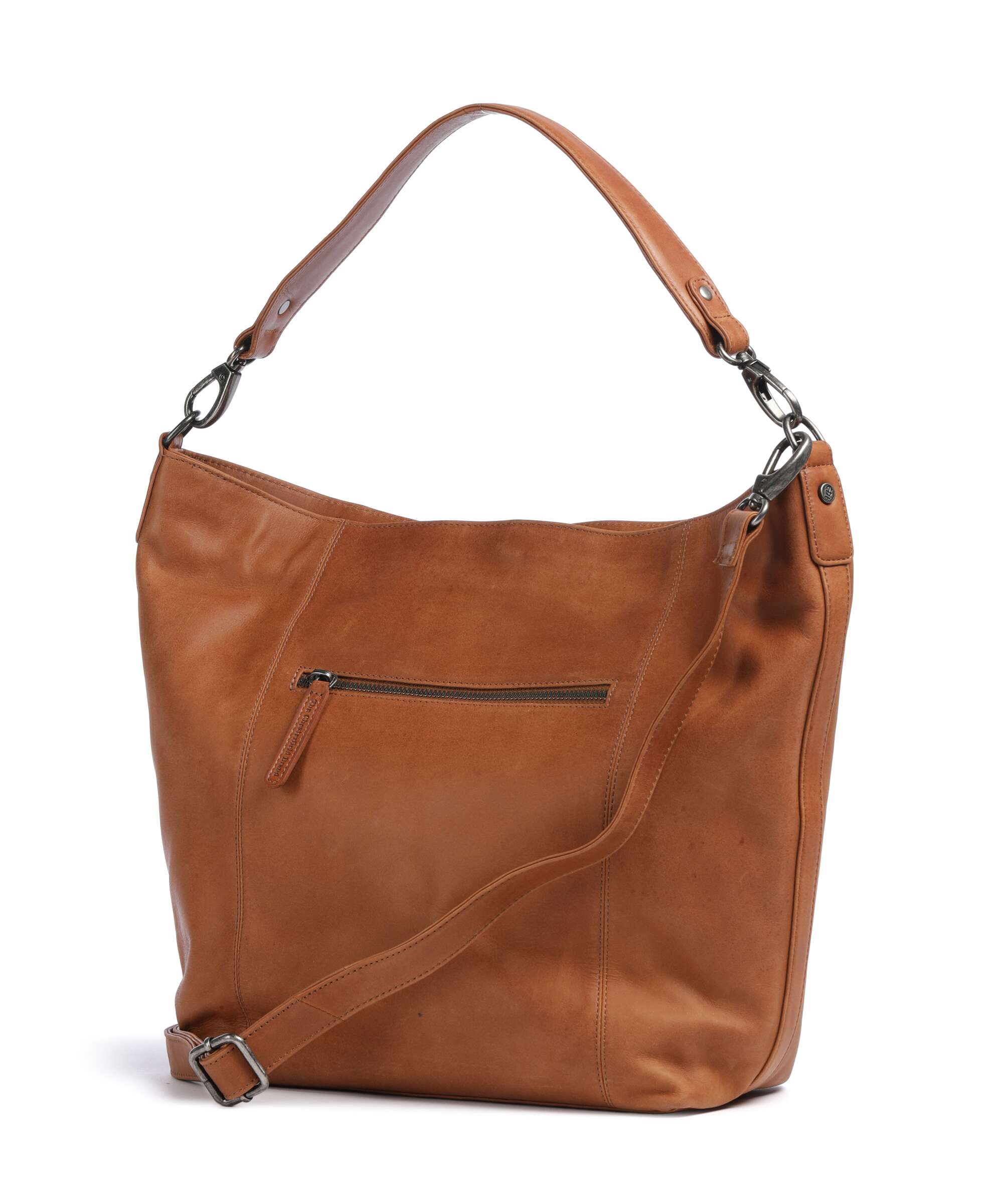 The Chesterfield Brand Cow Wax Pull Up Zira Torebka worek cognac - Image 2