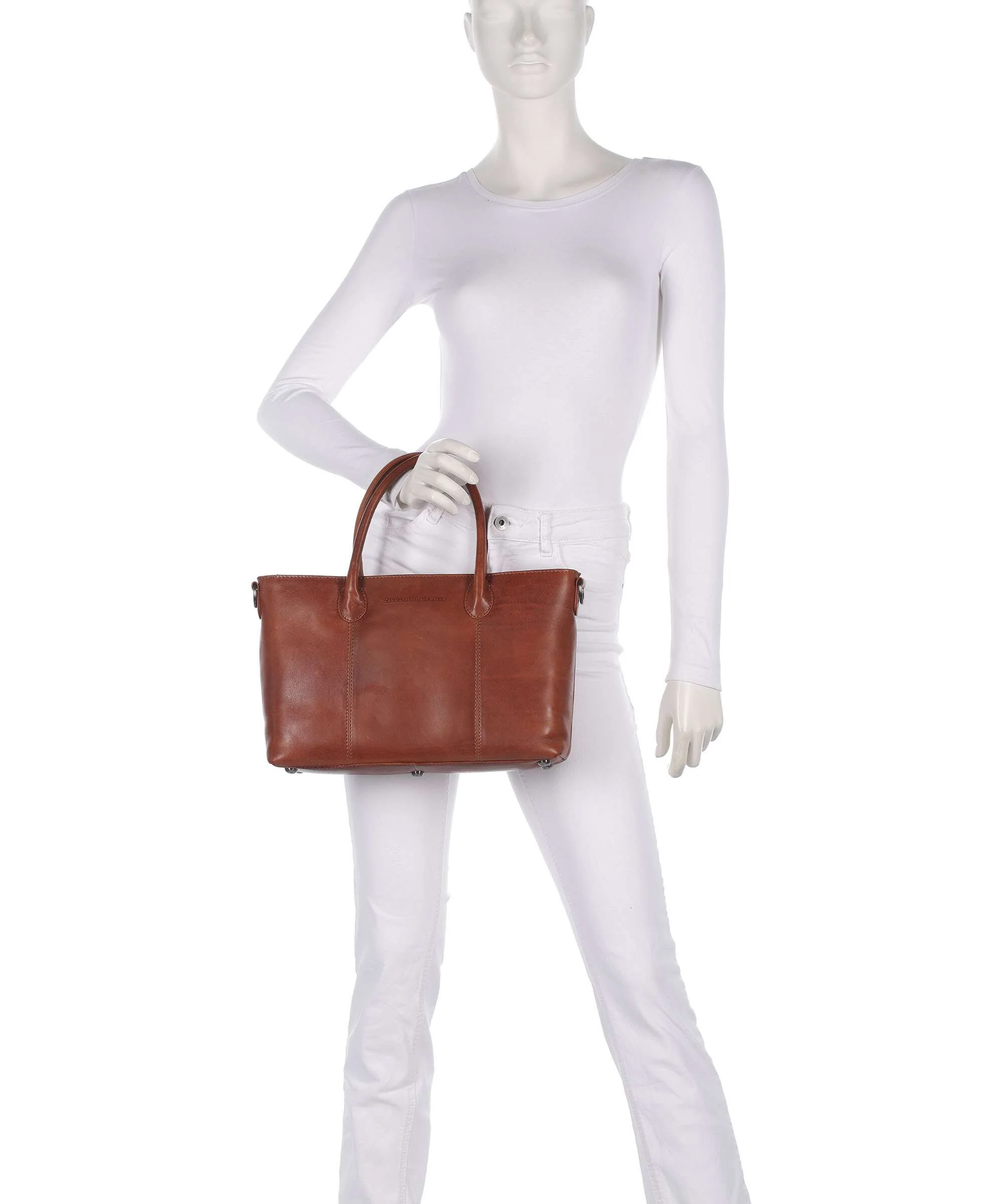 The Chesterfield Brand Pergamino Torba na zakupy cognac - Image 3
