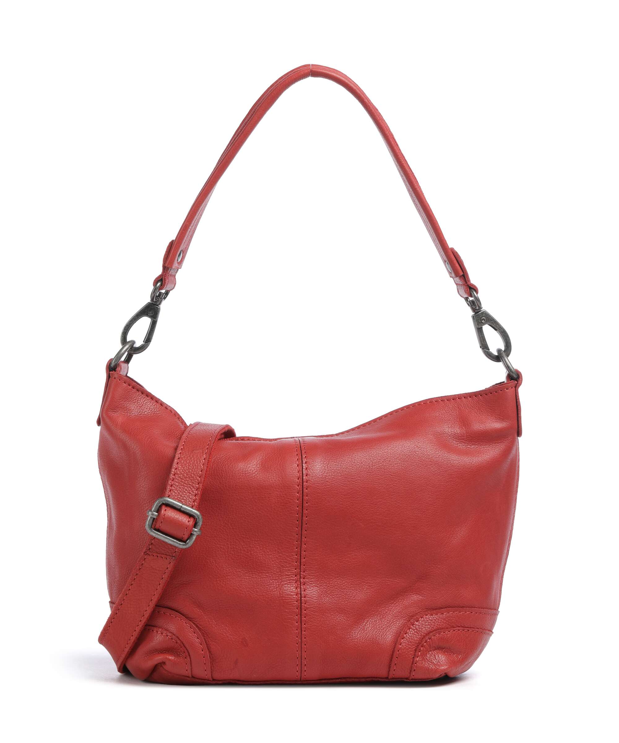 The Chesterfield Brand Washed Waxed Cow Lucy Torba na ramię red