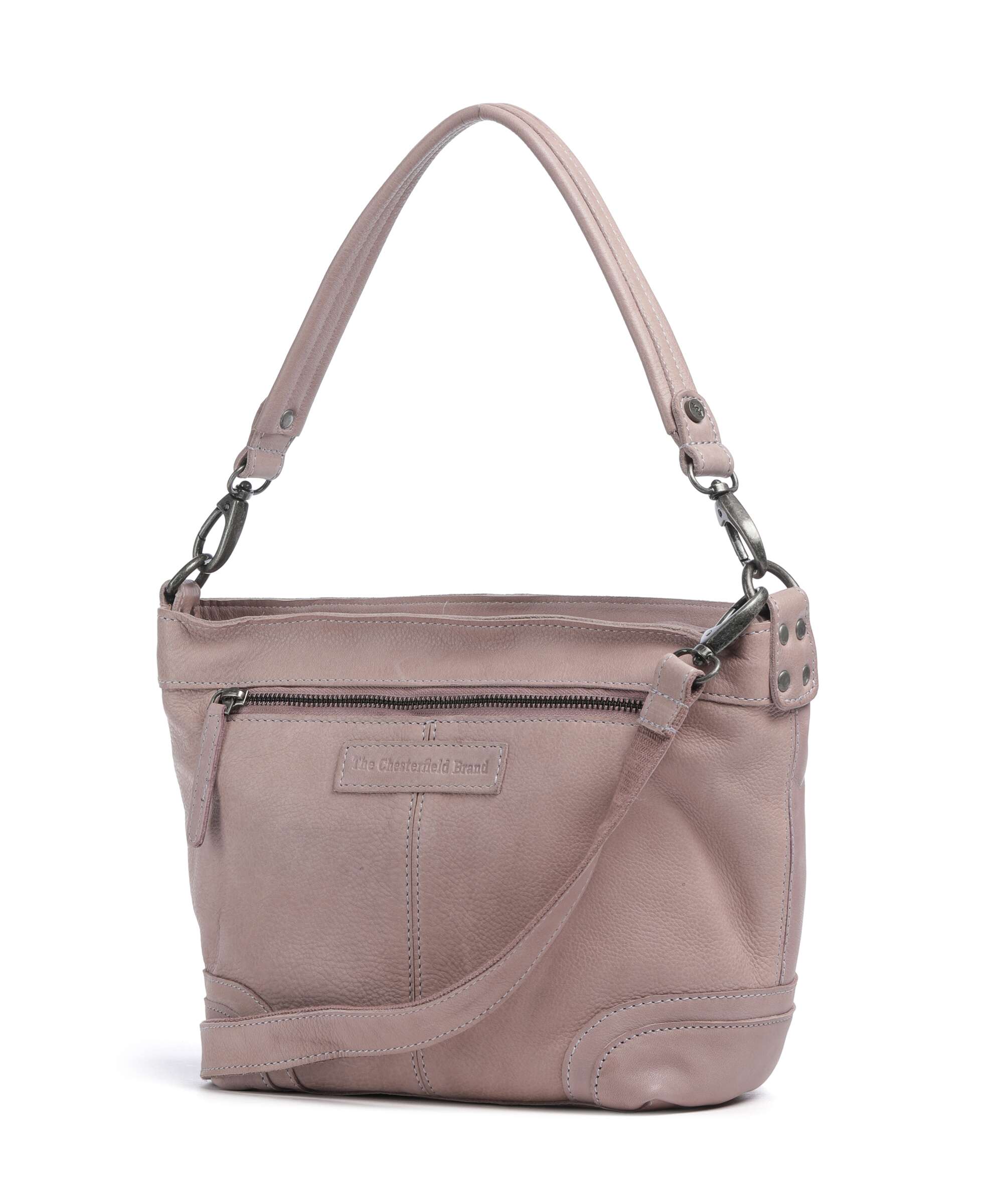 The Chesterfield Brand Washed Waxed Cow Lucy Torba na ramię lavender lilac - Image 2