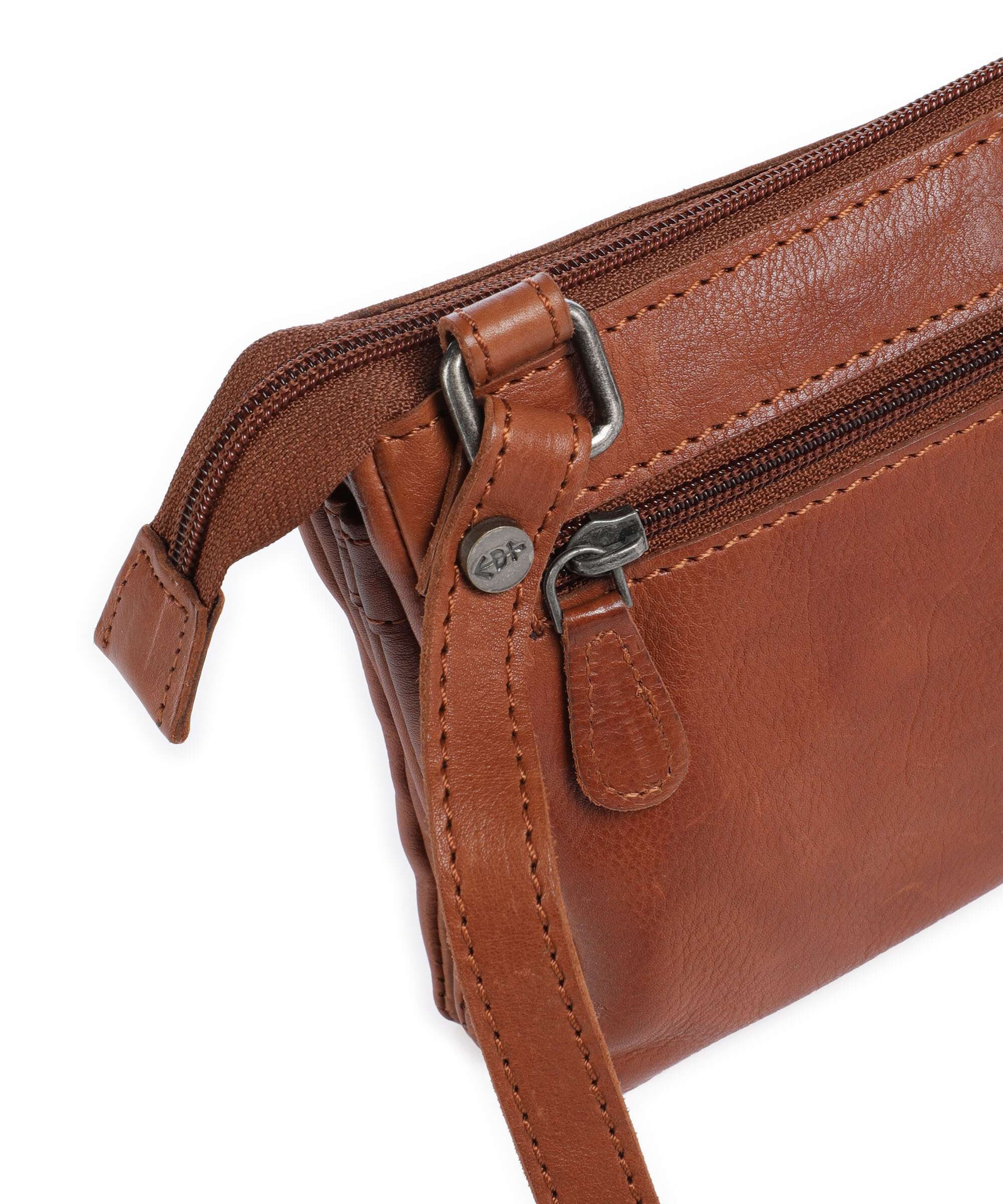 The Chesterfield Brand Washed Waxed Cow Osaka Torba przez ramię cognac - Image 4