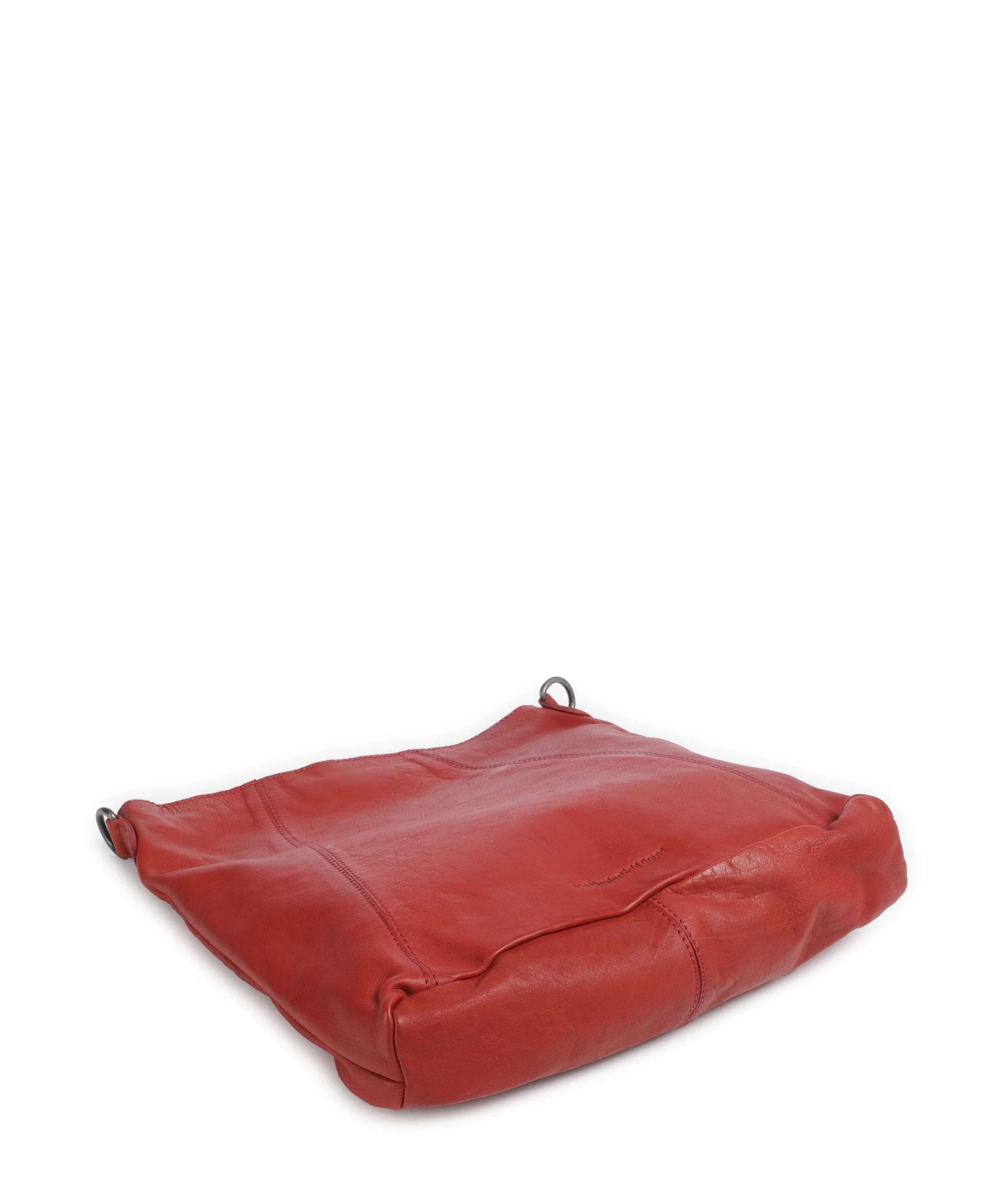 The Chesterfield Brand Washed Waxed Cow Sintra Torebka worek red - Image 5