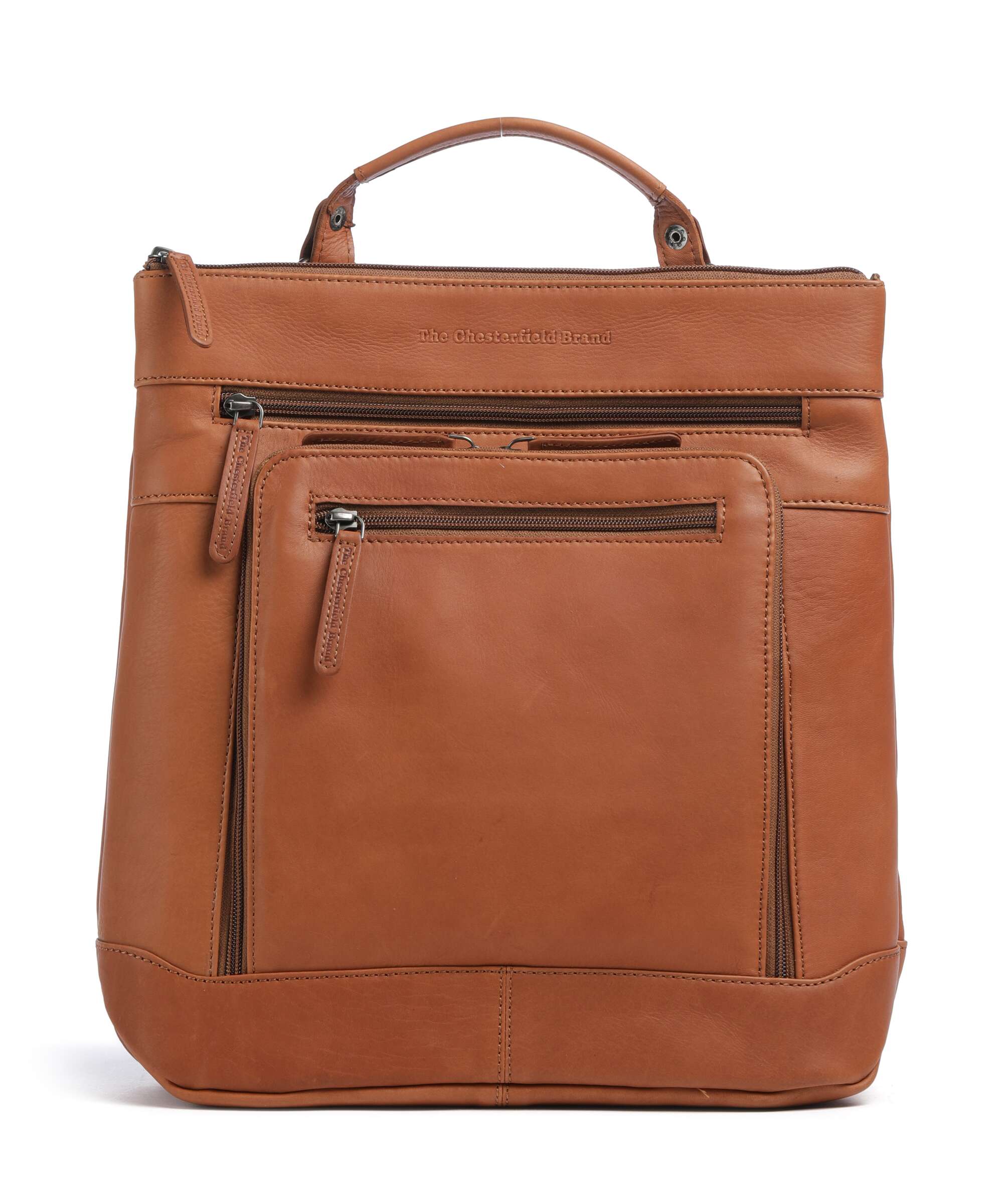 The Chesterfield Brand Wax Pull Up Cow Caldero Plecak cognac