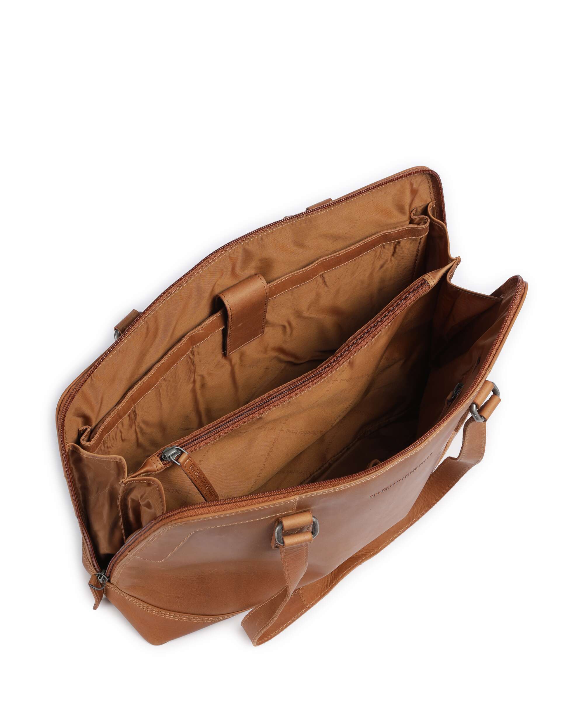 The Chesterfield Brand Wax Pull Up Cow Elvar Torba na ramię cognac - Image 5