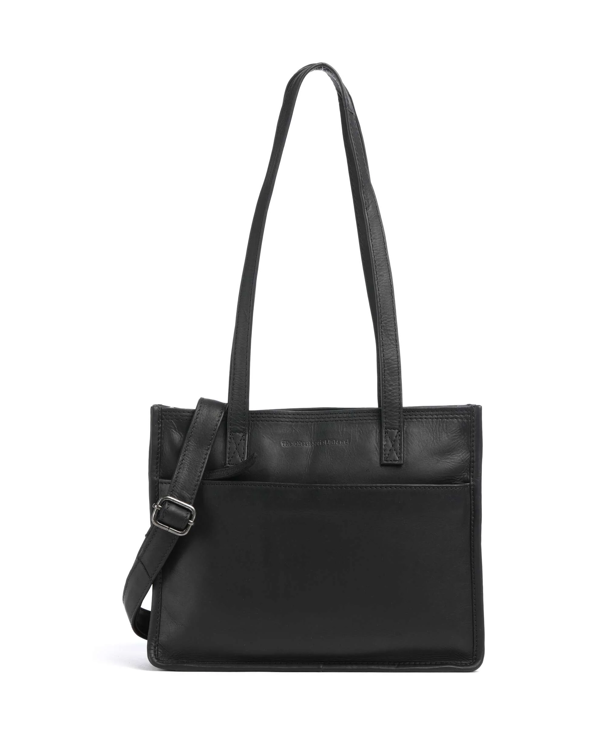 The Chesterfield Brand Wax Pull Up Cow Estella Torba na zakupy black