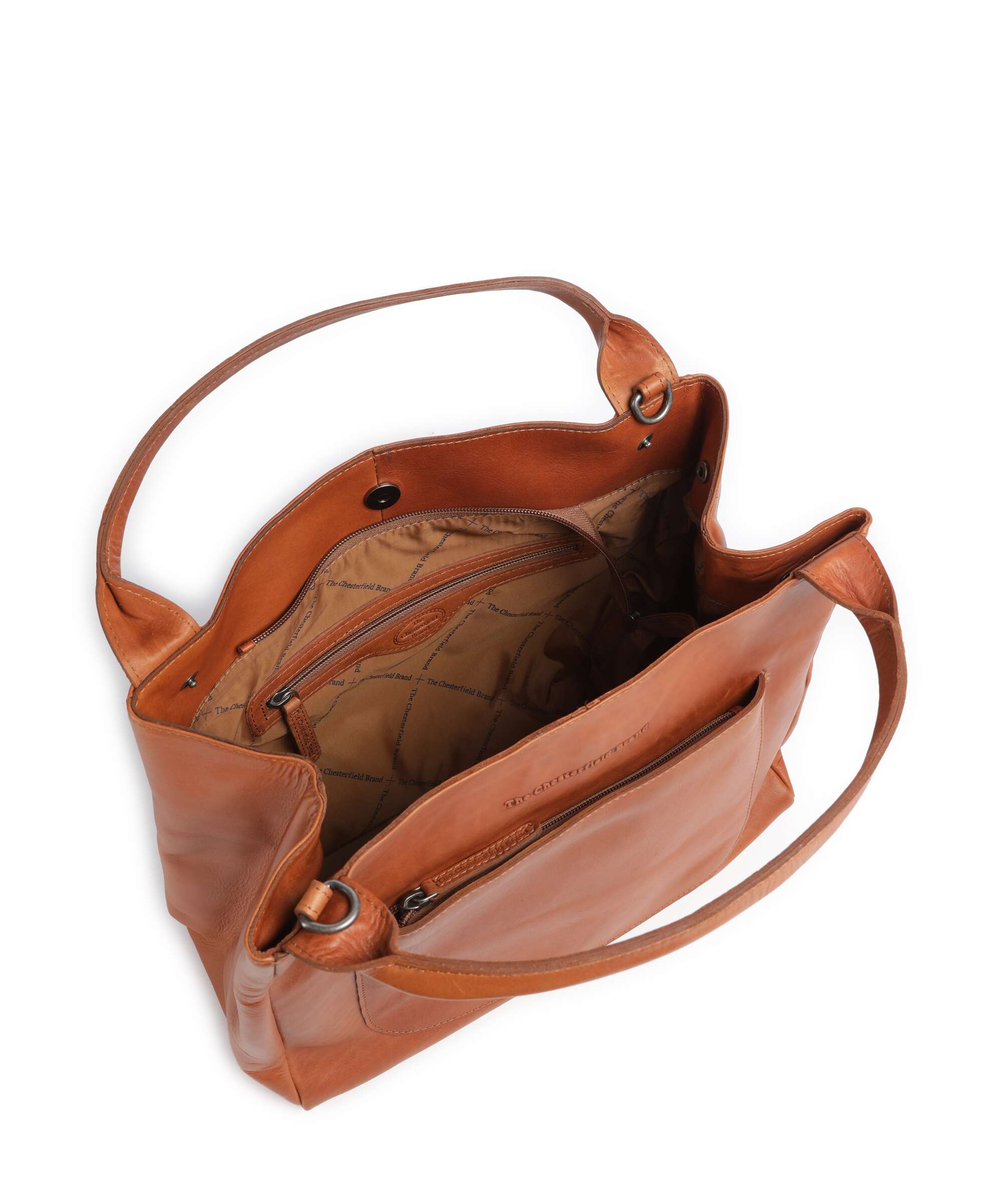 The Chesterfield Brand Wax Pull Up Cow Fioline Torebka cognac - Image 6