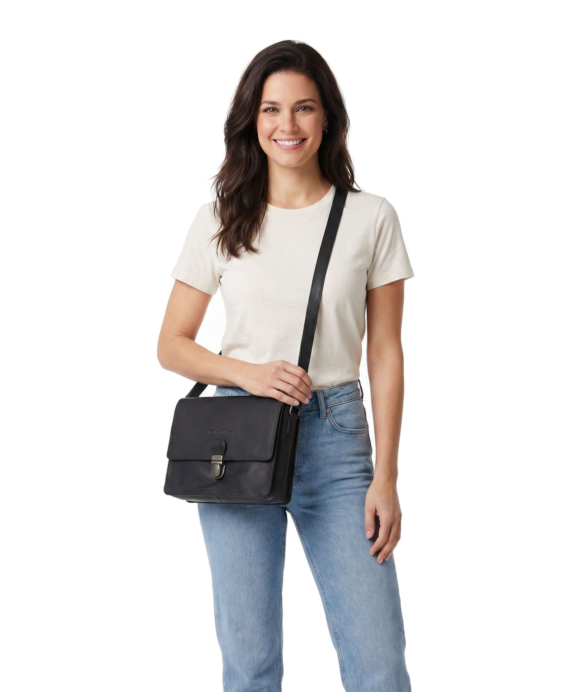 The Chesterfield Brand Wax Pull Up Cow Lunor Torba na ramię black - Image 3