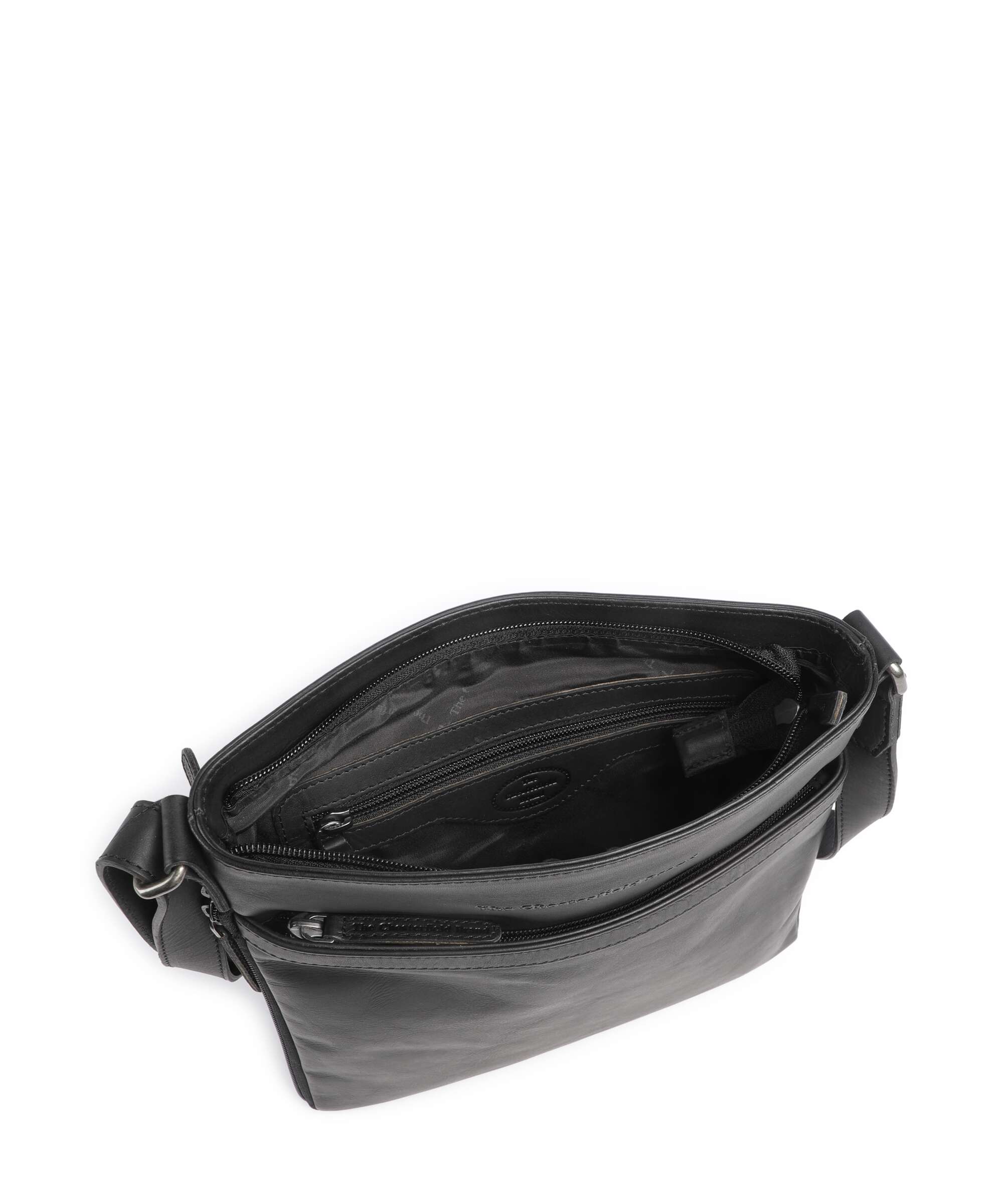 The Chesterfield Brand Wax Pull Up Cow Mirea Torba przez ramię black - Image 6