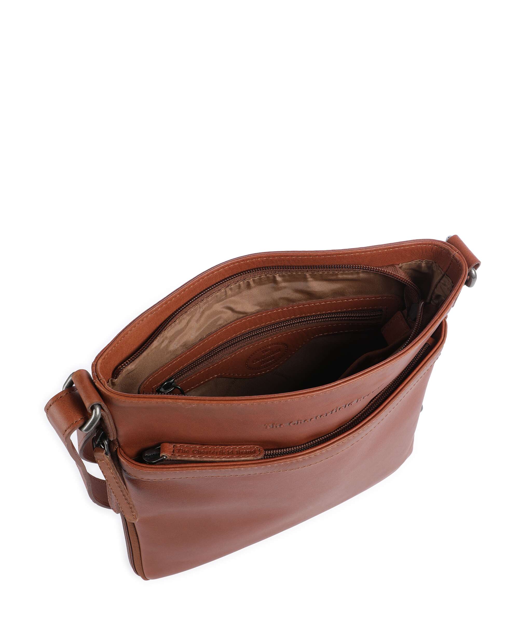 The Chesterfield Brand Wax Pull Up Cow Mirea Torba przez ramię cognac - Image 6