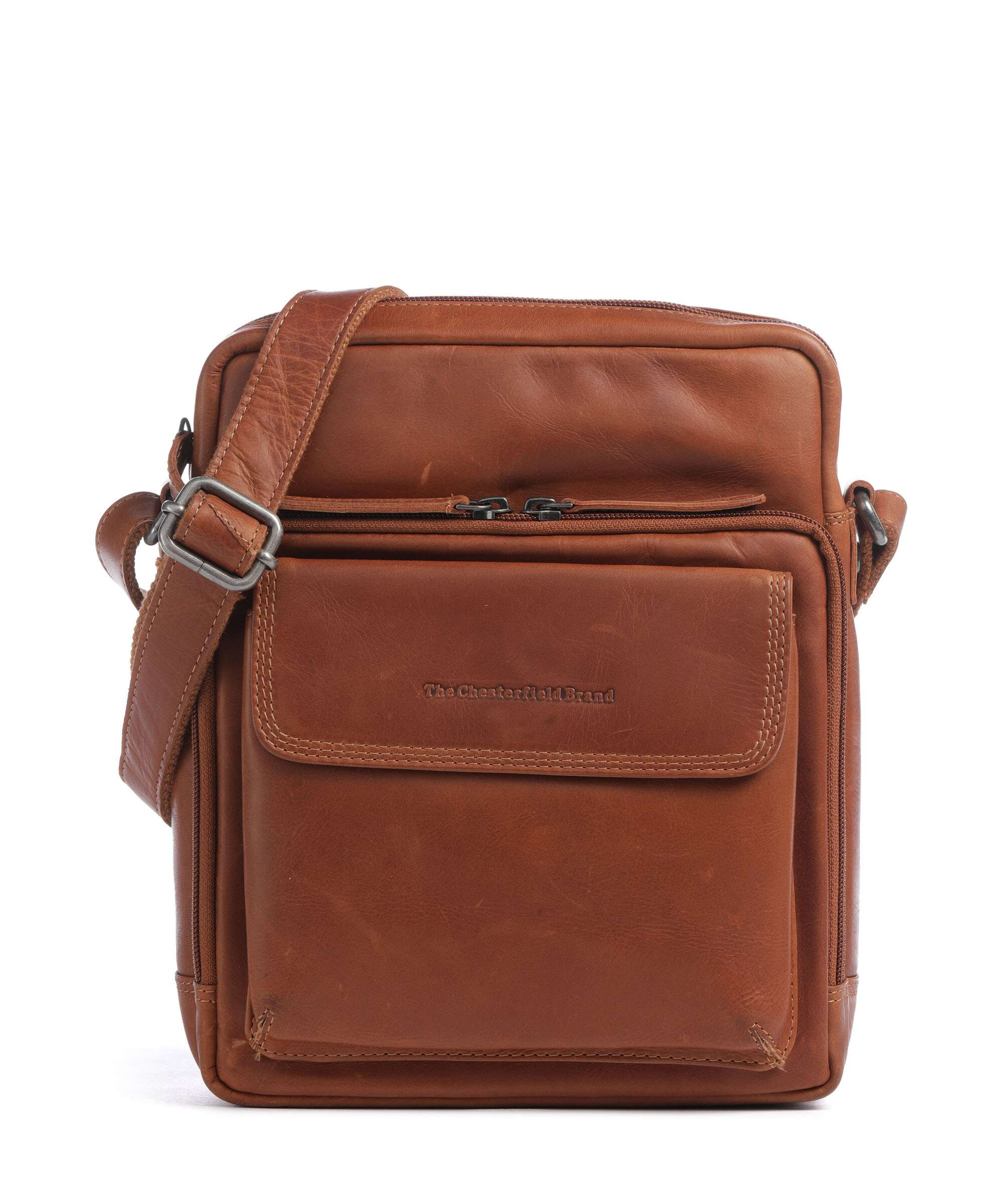 The Chesterfield Brand Wax Pull Up Cow Montira Torba przez ramię cognac