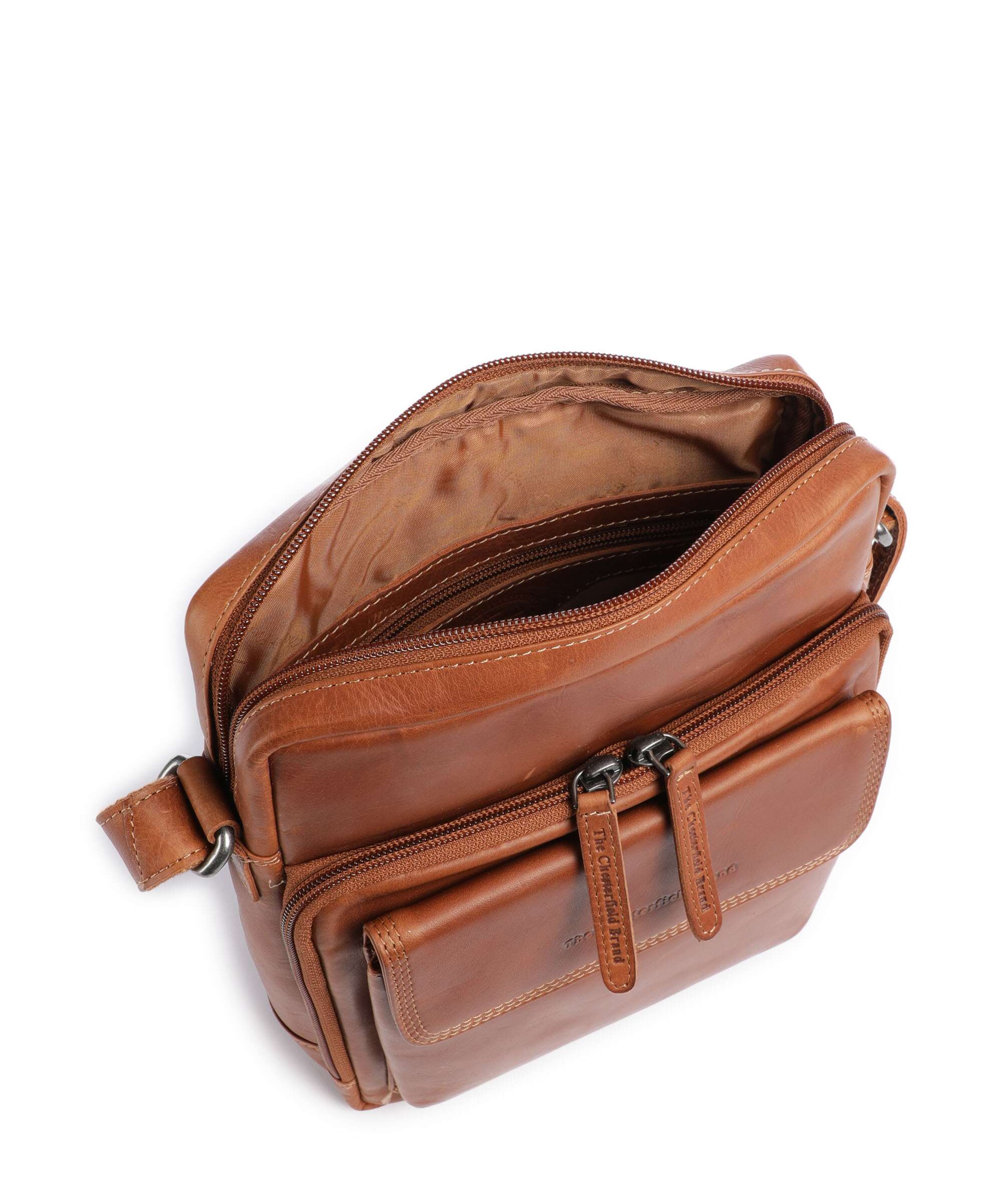 The Chesterfield Brand Wax Pull Up Cow Montira Torba przez ramię cognac - Image 6