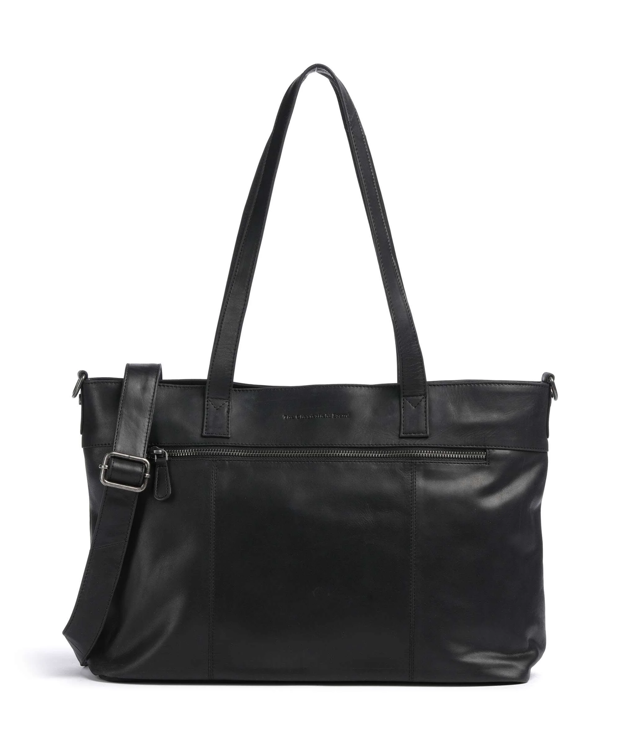 The Chesterfield Brand Wax Pull Up Cow Osira Torba na zakupy black