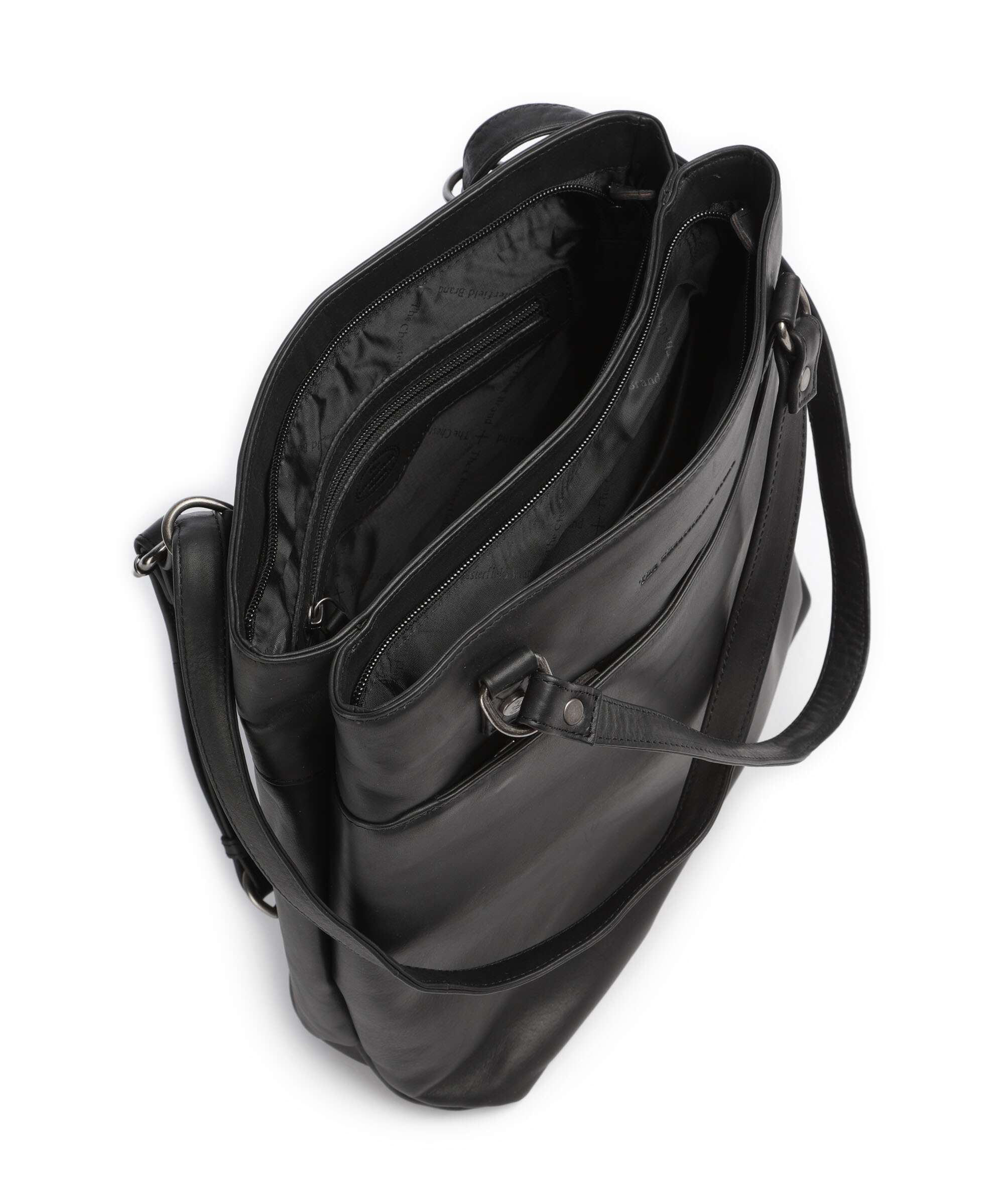 The Chesterfield Brand Wax Pull Up Cow Raynor Plecak-torba black - Image 6