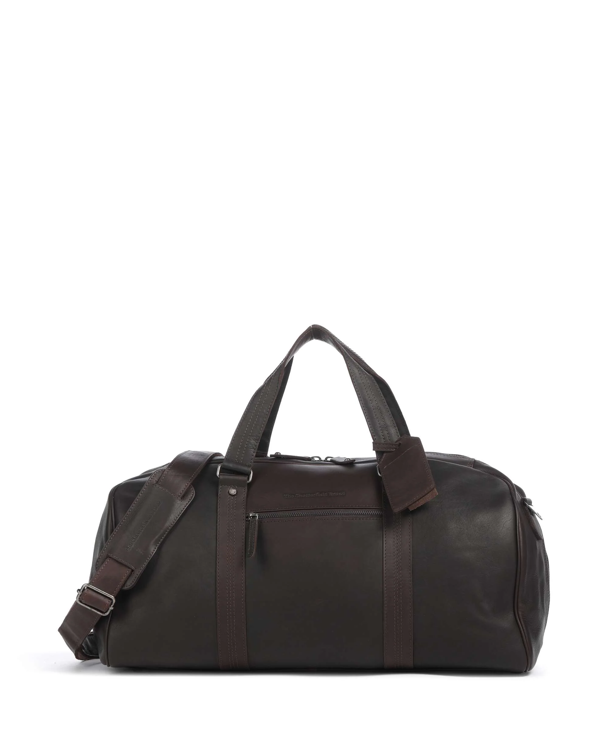 The Chesterfield Brand Wax Pull Up Cow Rivaro Torba weekendowa brown