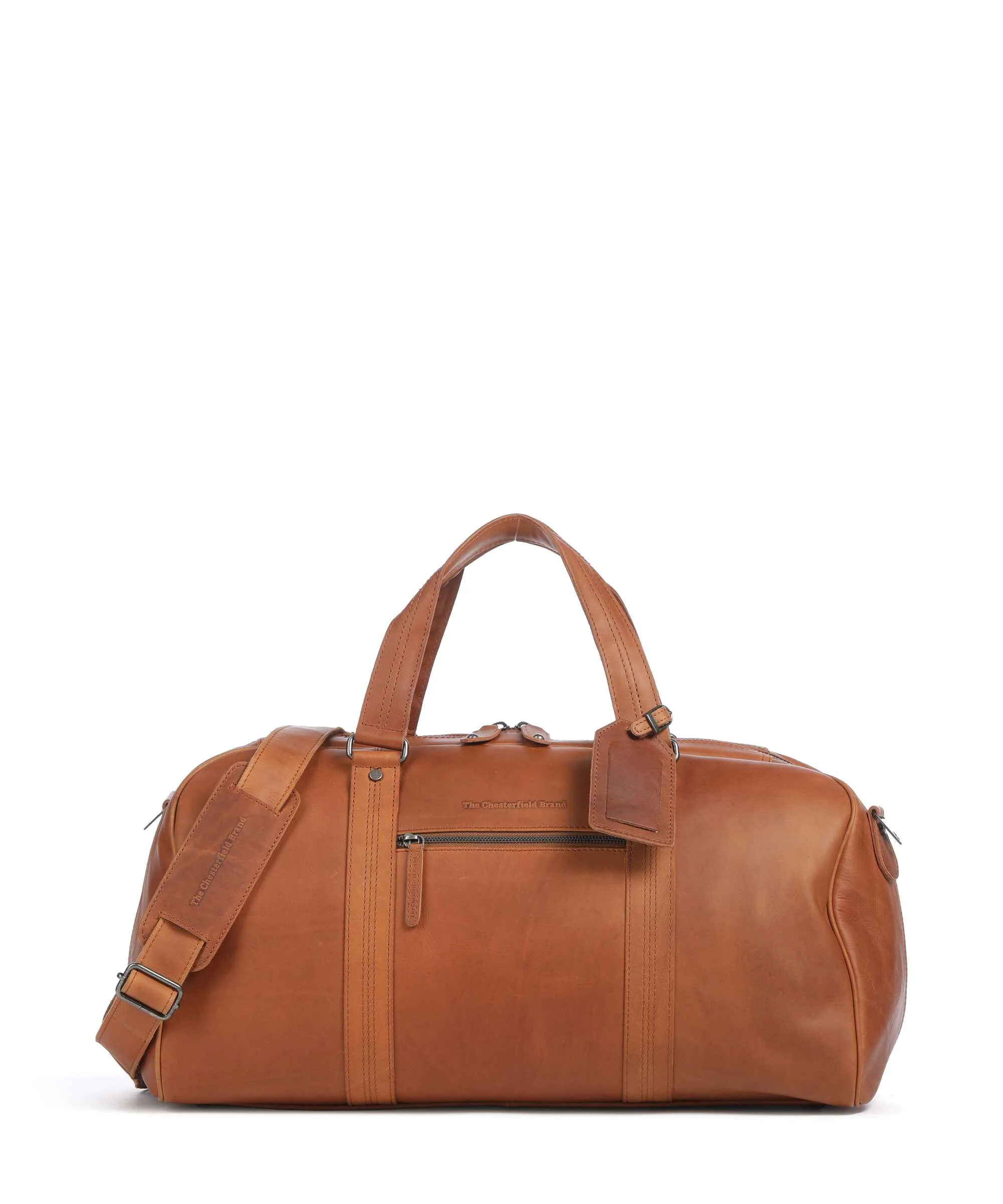The Chesterfield Brand Wax Pull Up Cow Rivaro Torba weekendowa cognac