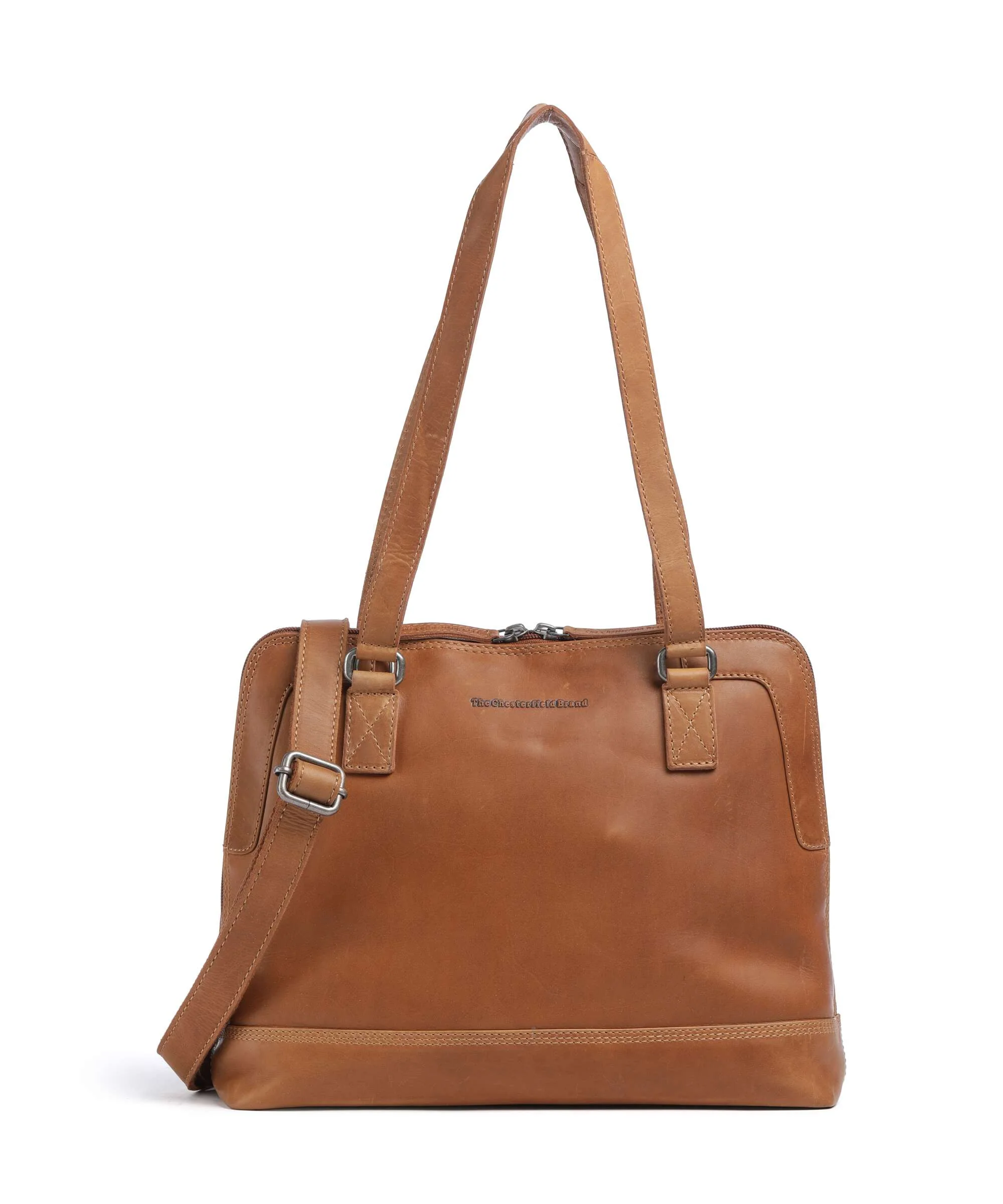The Chesterfield Brand Wax Pull Up Cow Seron Torba na ramię cognac