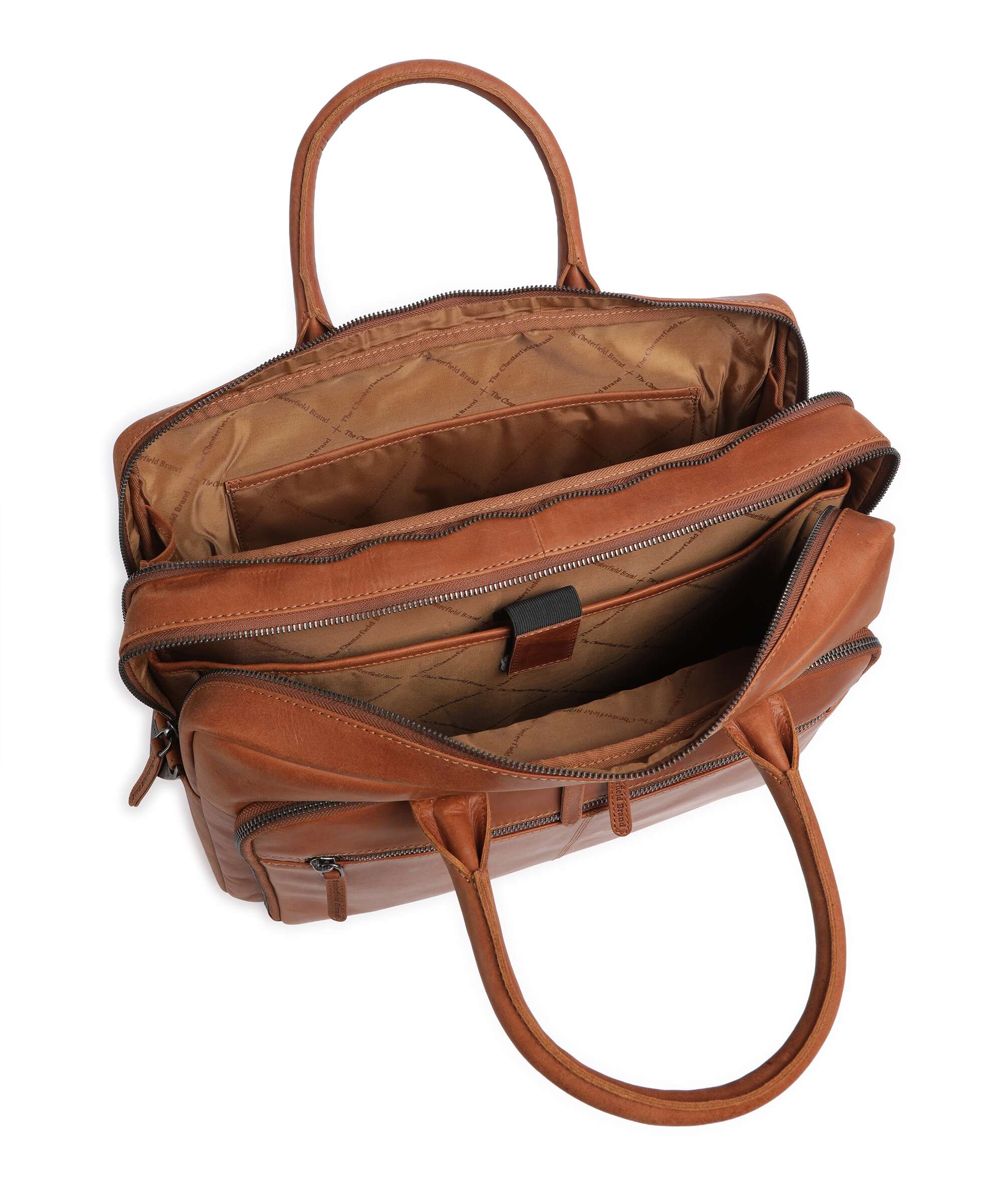 The Chesterfield Brand Wax Pull Up Cow Tacama Torba na laptopa cognac - Image 8