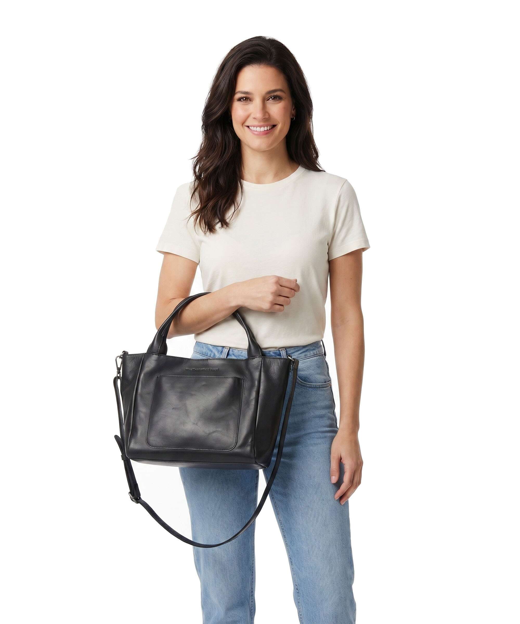 The Chesterfield Brand Wax Pull Up Cow Tenara Torba na ramię black - Image 3