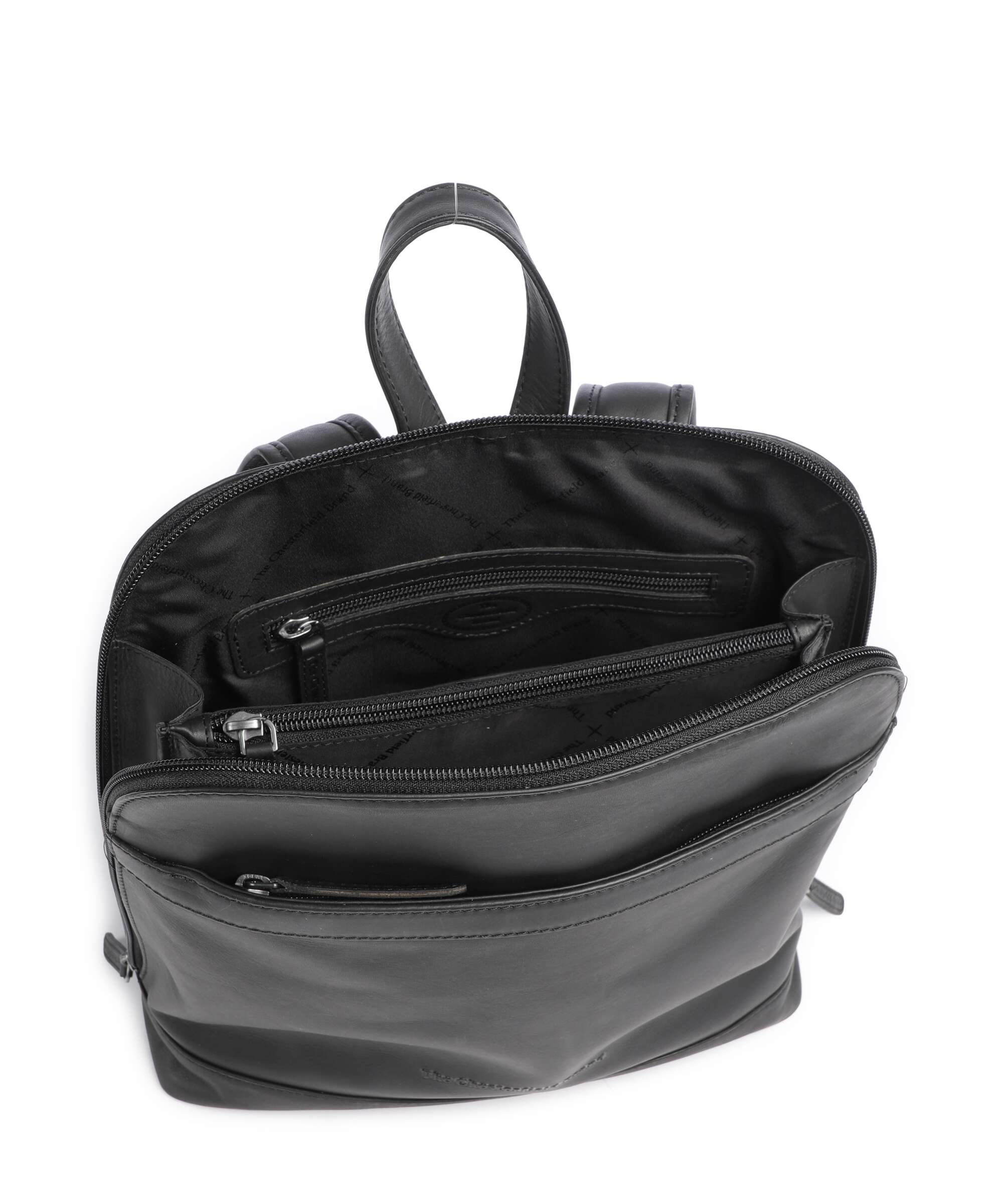 The Chesterfield Brand Wax Pull Up Cow Tigris Plecak black - Image 5