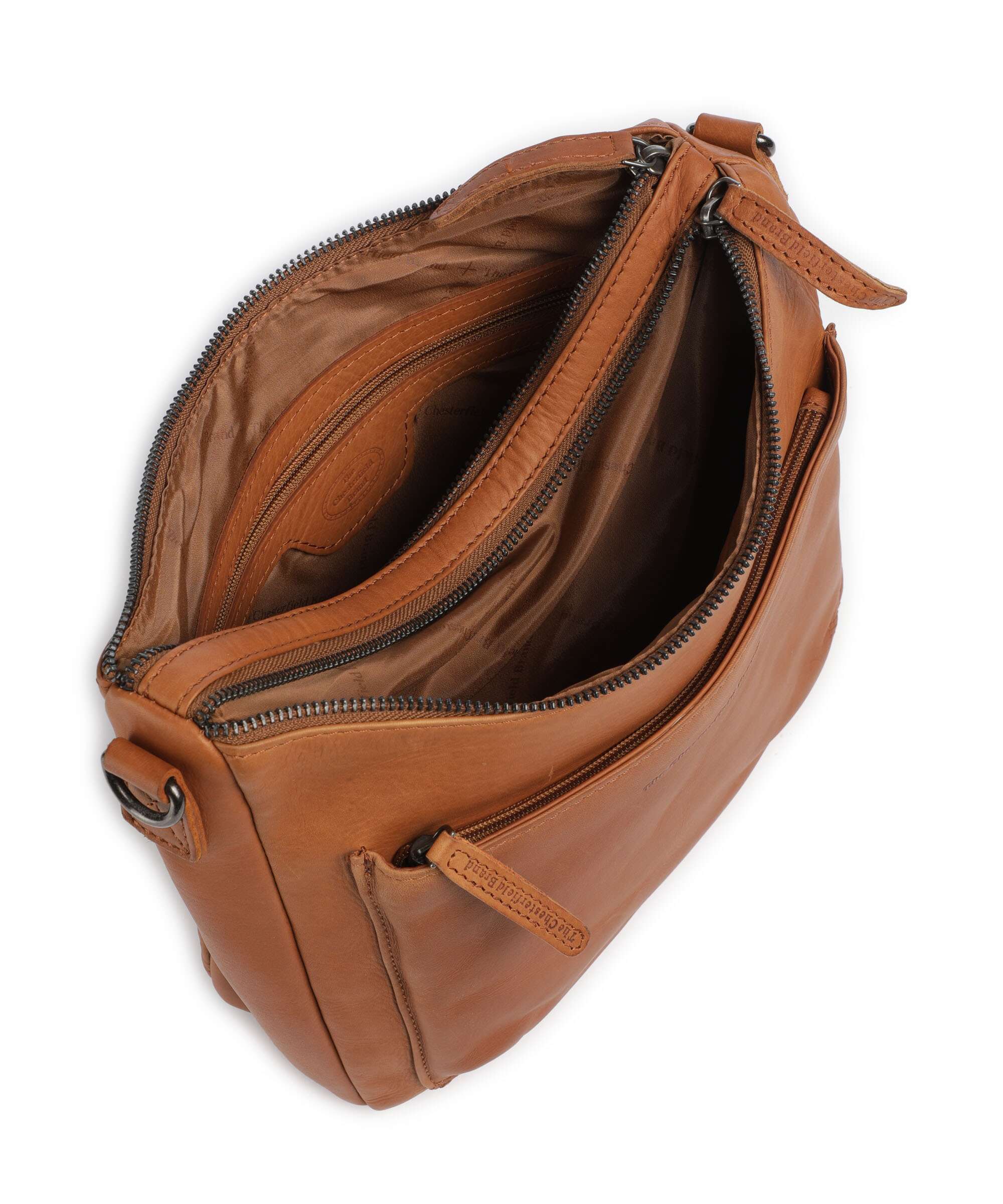 The Chesterfield Brand Wax Pull Up Cow Tivra Torba na ramię cognac - Image 6