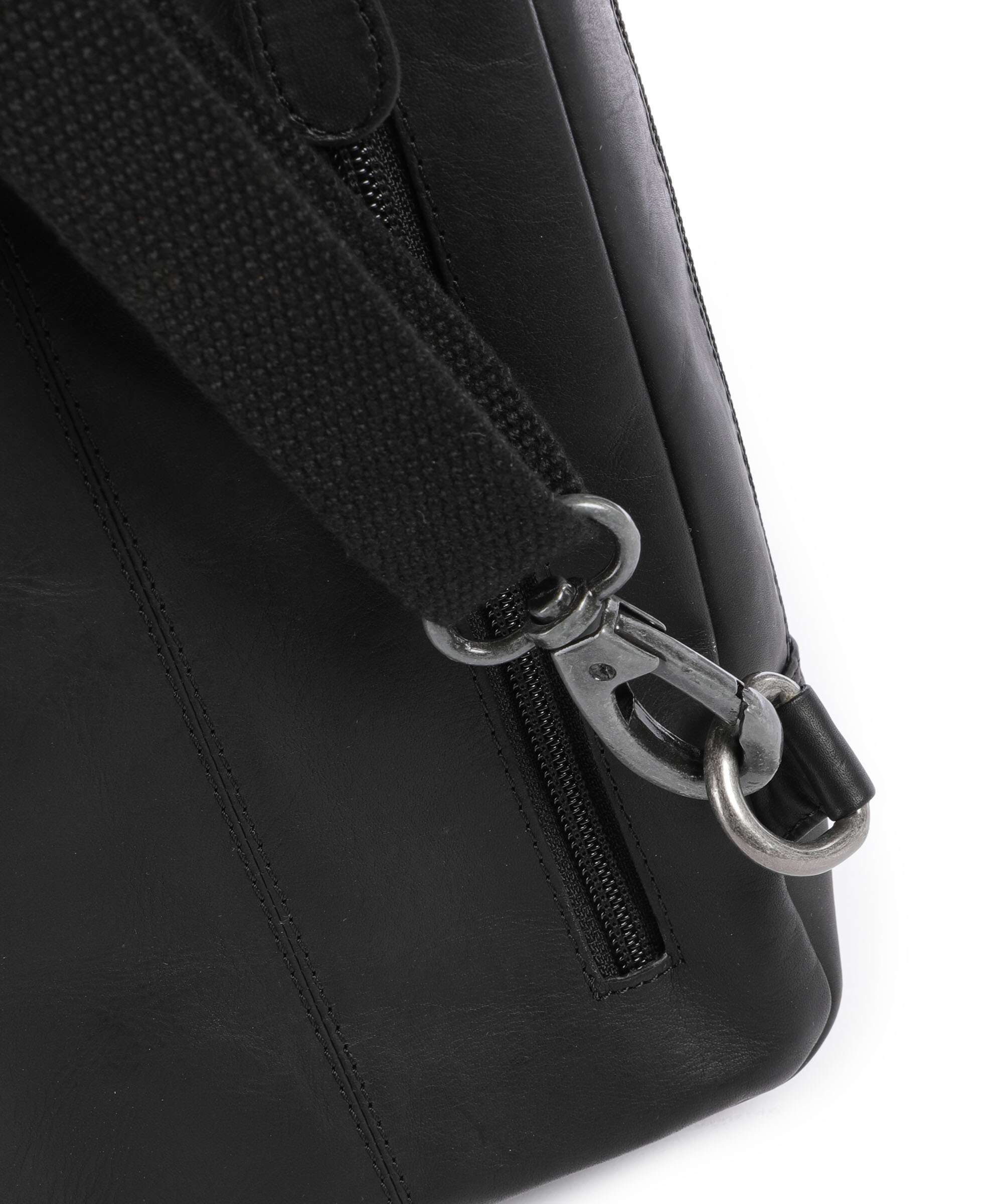 The Chesterfield Brand Wax Pull Up Cow Turelle Plecak na jedno ramię black - Image 4