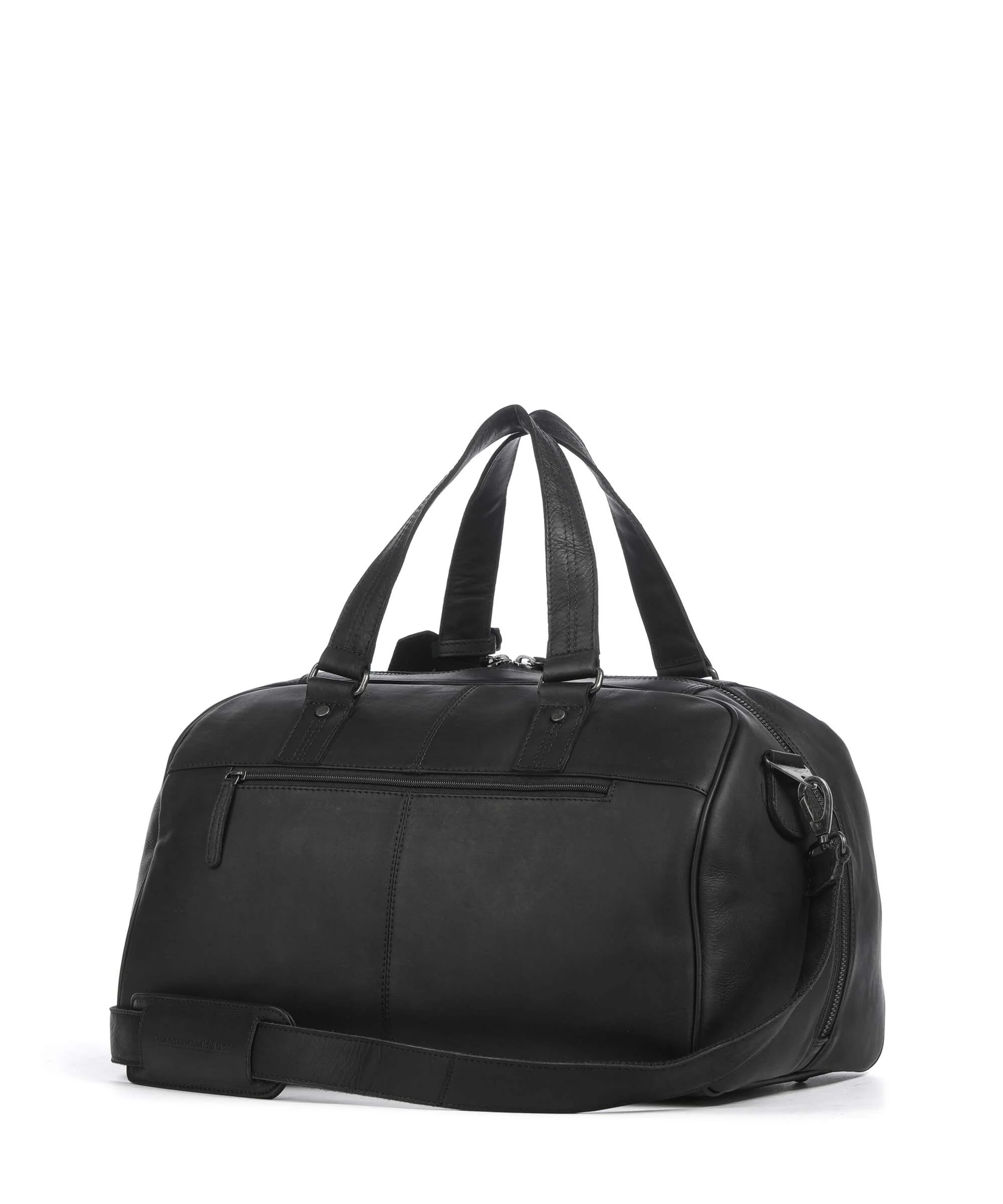 The Chesterfield Brand Wax Pull Up Cow Volenza Torba weekendowa black - Image 2