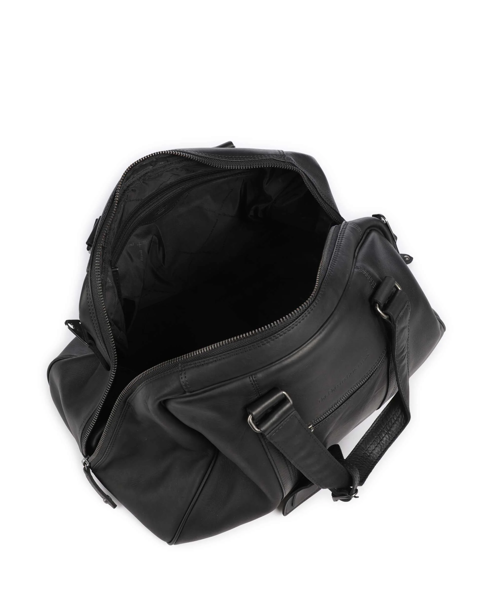 The Chesterfield Brand Wax Pull Up Cow Volenza Torba weekendowa black - Image 5