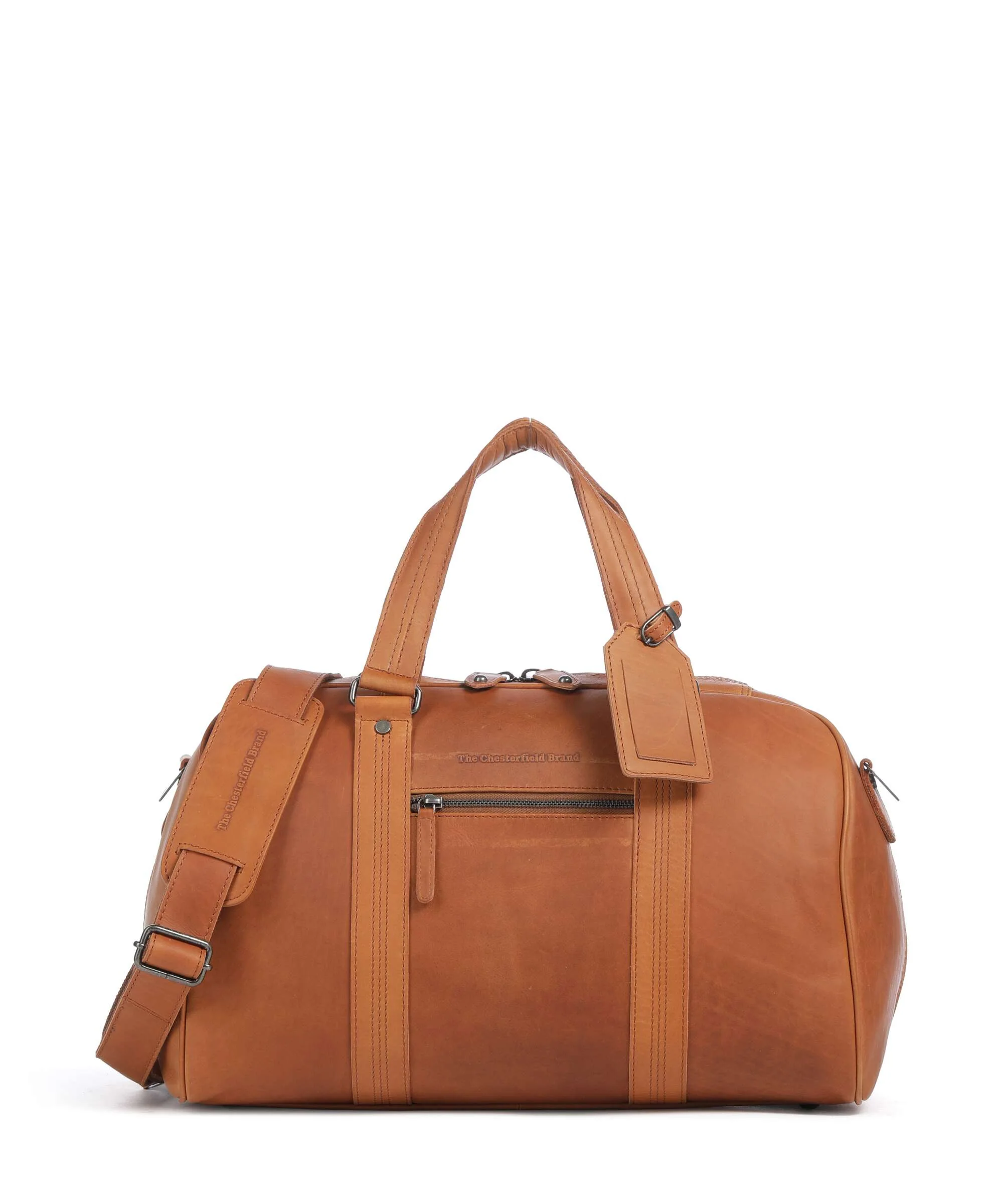 The Chesterfield Brand Wax Pull Up Cow Volenza Torba weekendowa cognac
