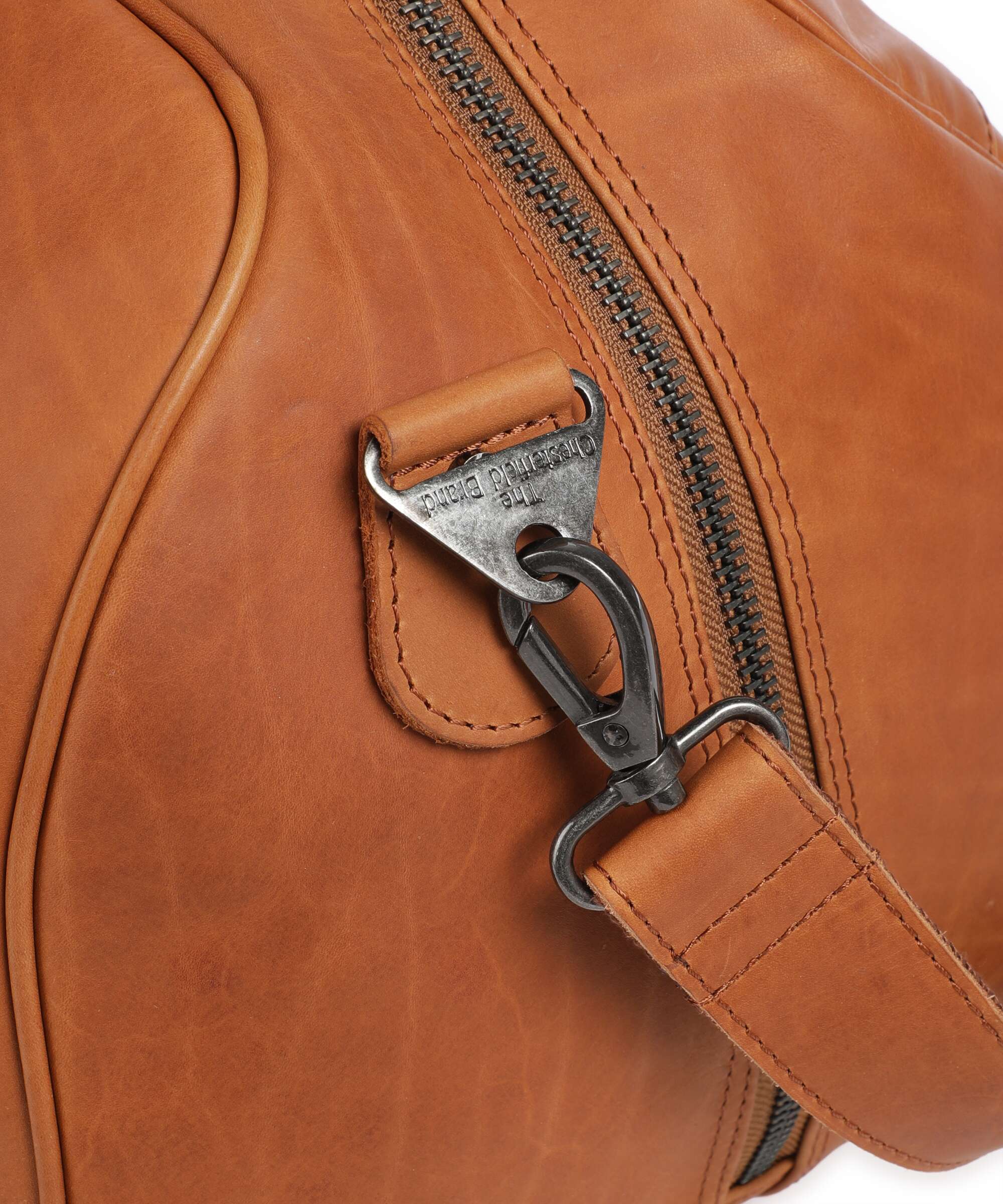 The Chesterfield Brand Wax Pull Up Cow Volenza Torba weekendowa cognac - Image 3