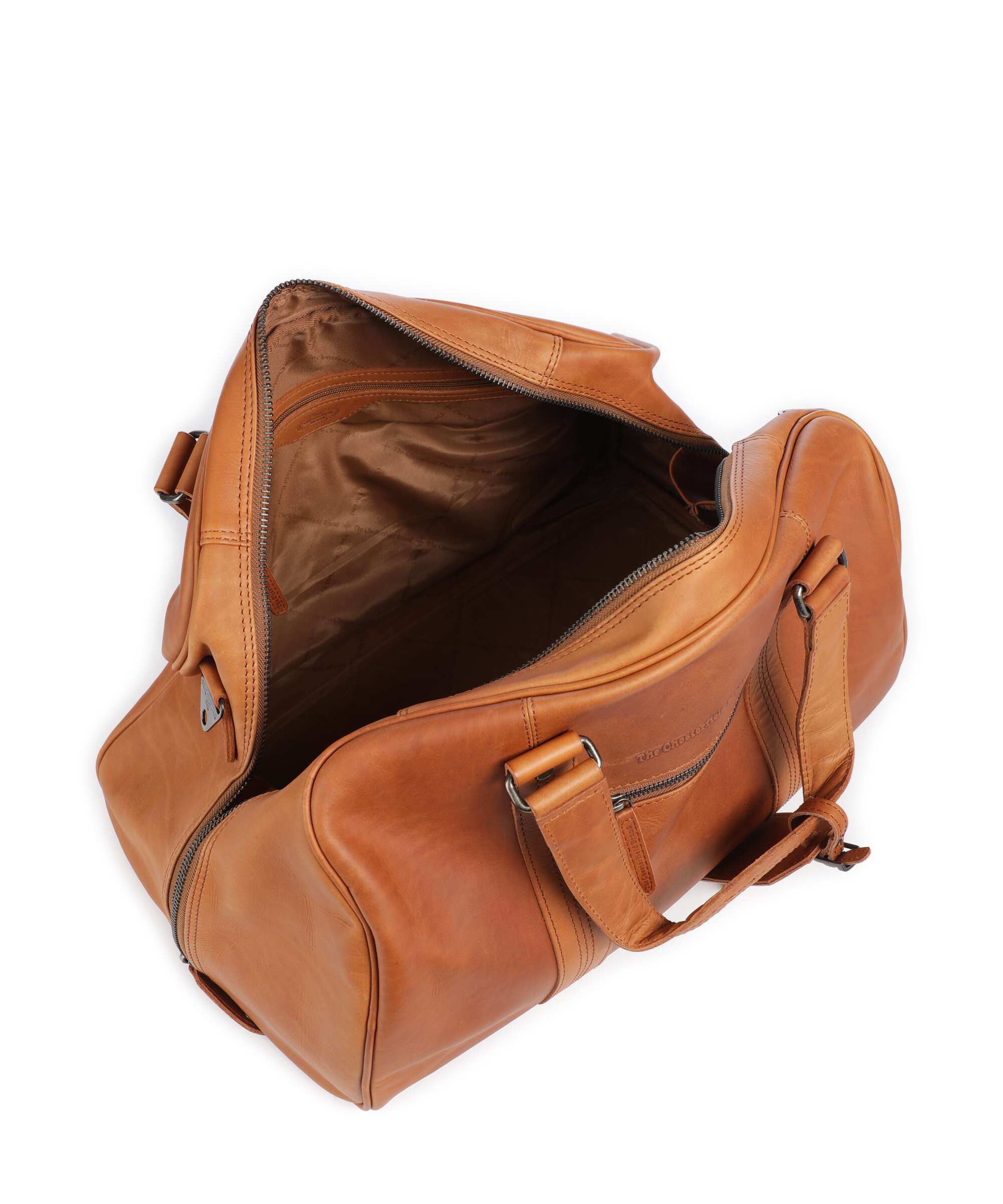 The Chesterfield Brand Wax Pull Up Cow Volenza Torba weekendowa cognac - Image 5