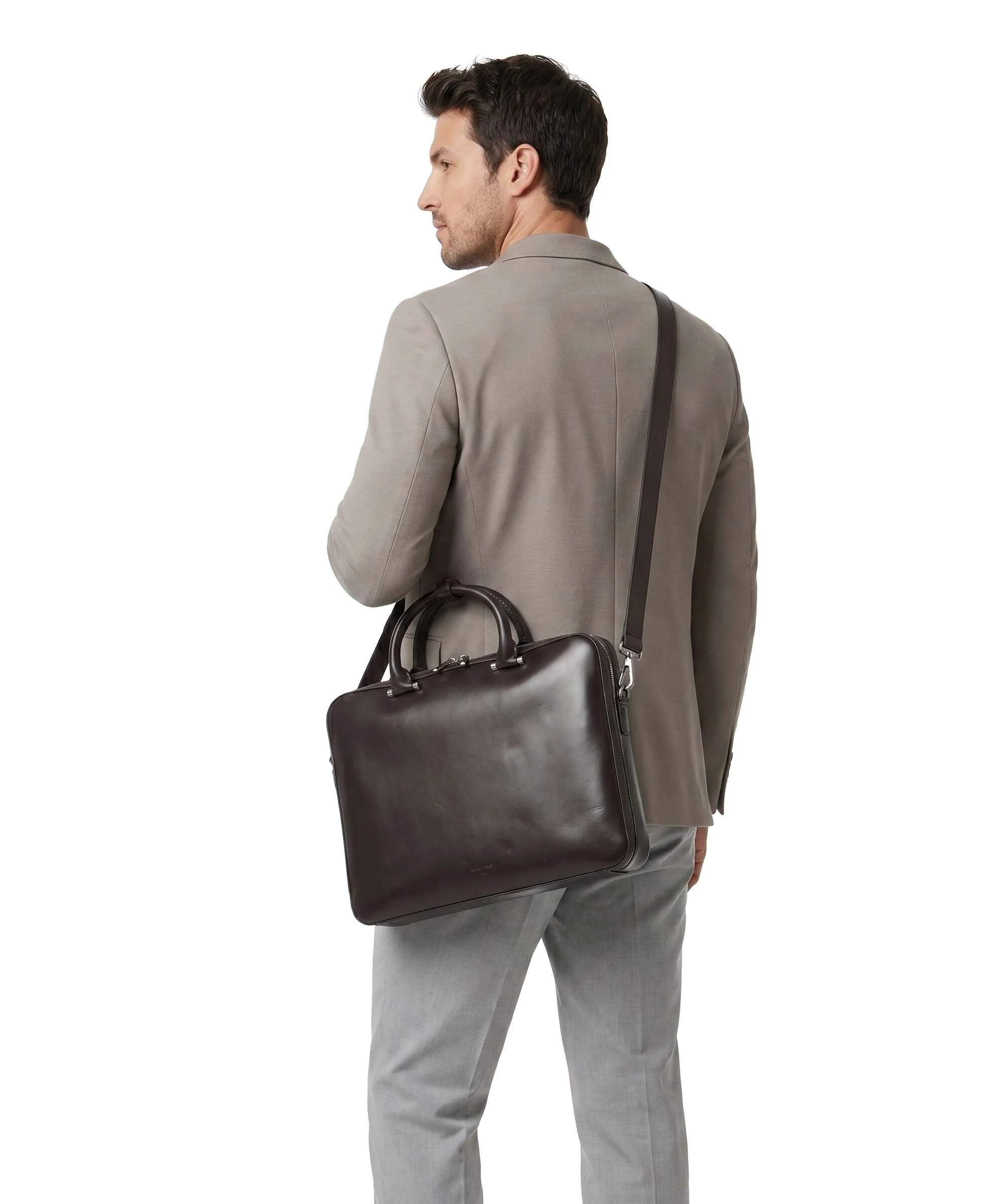 Tiger of Sweden Valise L Aktówka dark brown - Image 3