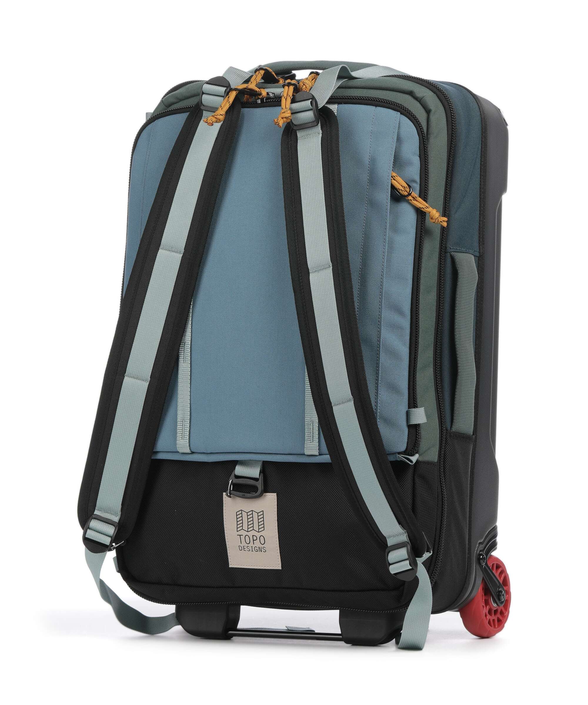 Topo Designs Global Plecak na kółkach stone blue/forest - Image 3