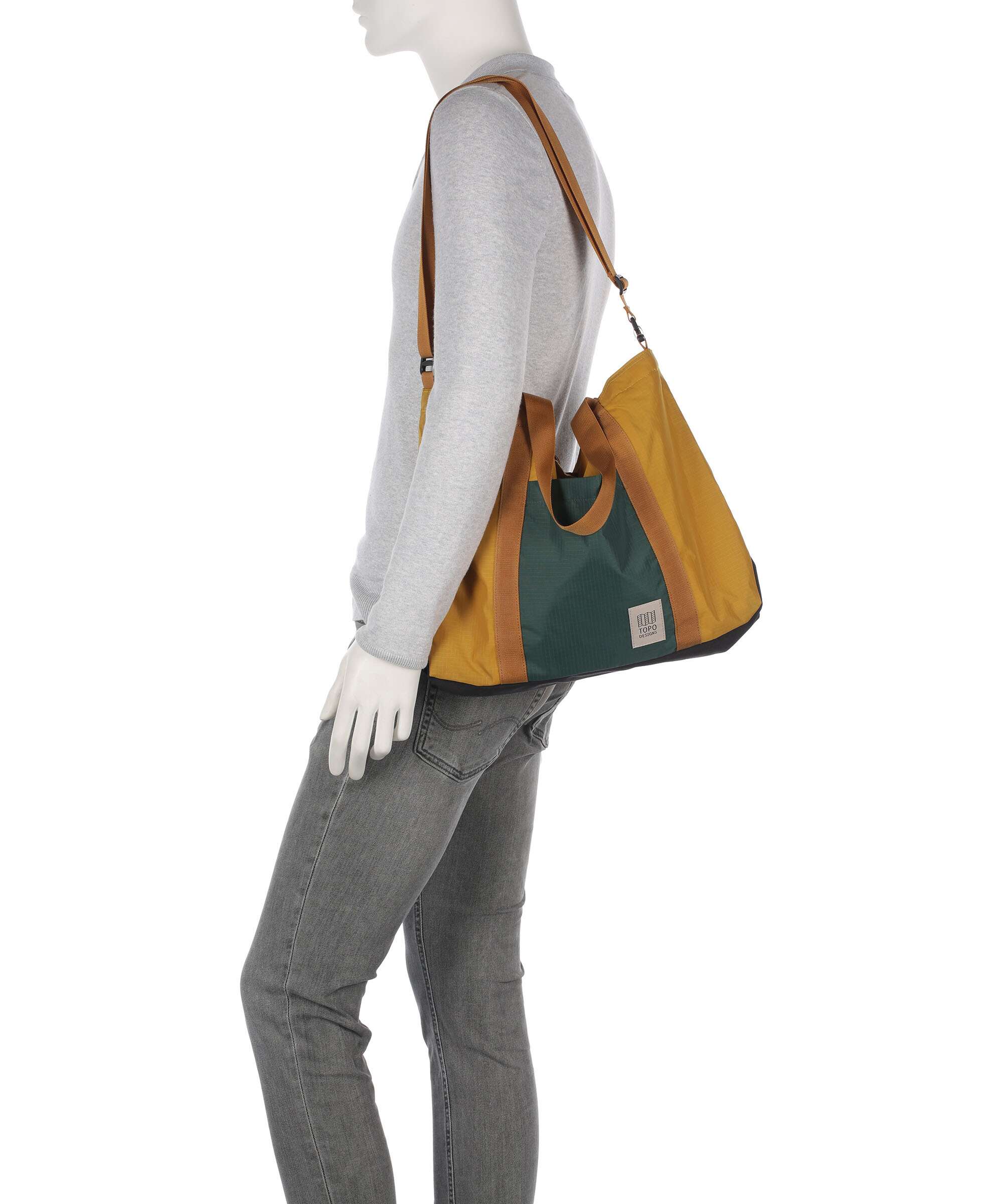 Topo Designs Mountain Essential Torba na zakupy mustard/forest - Image 4