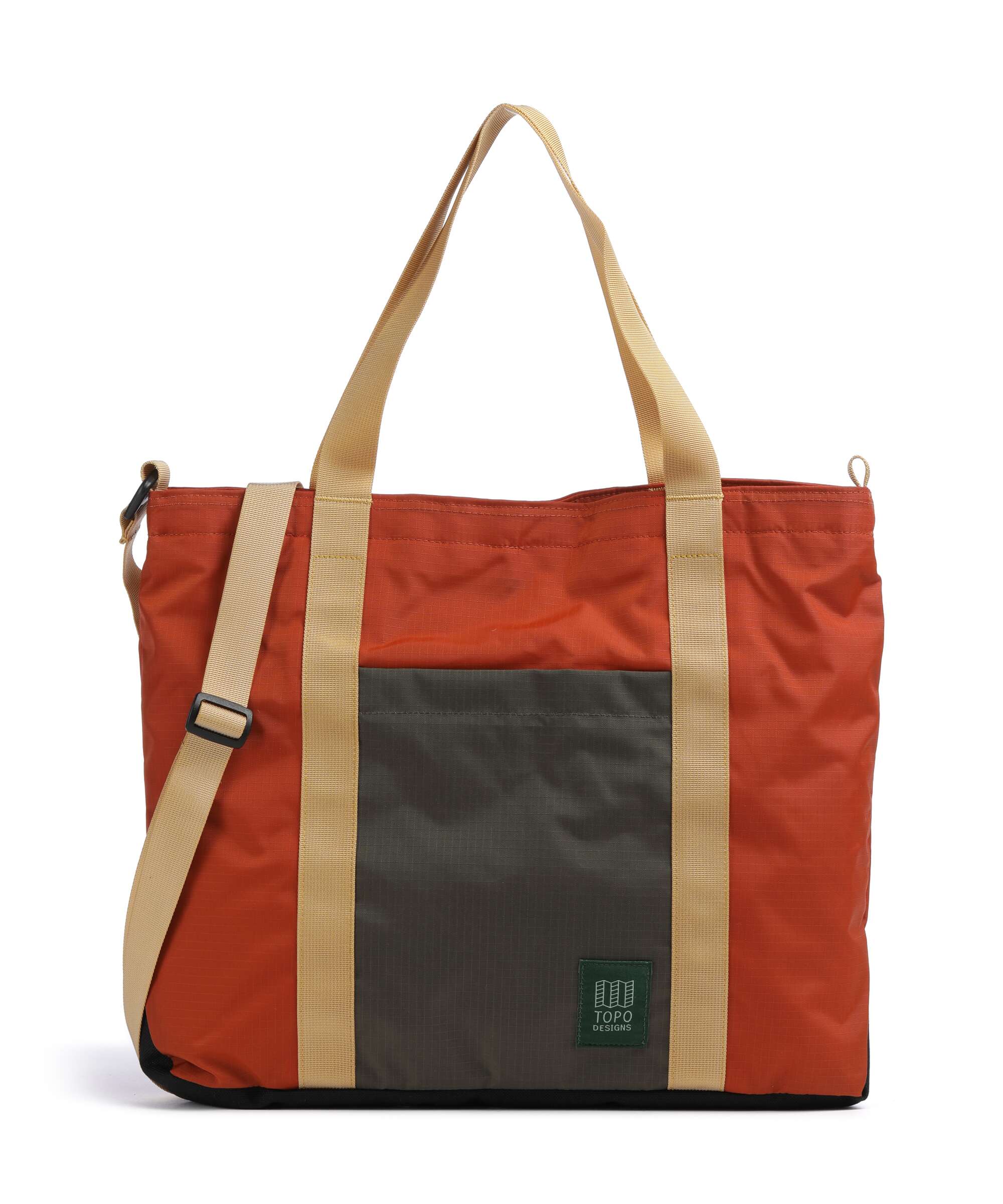 Topo Designs Mountain Essential Torba na zakupy woodland/terracotta