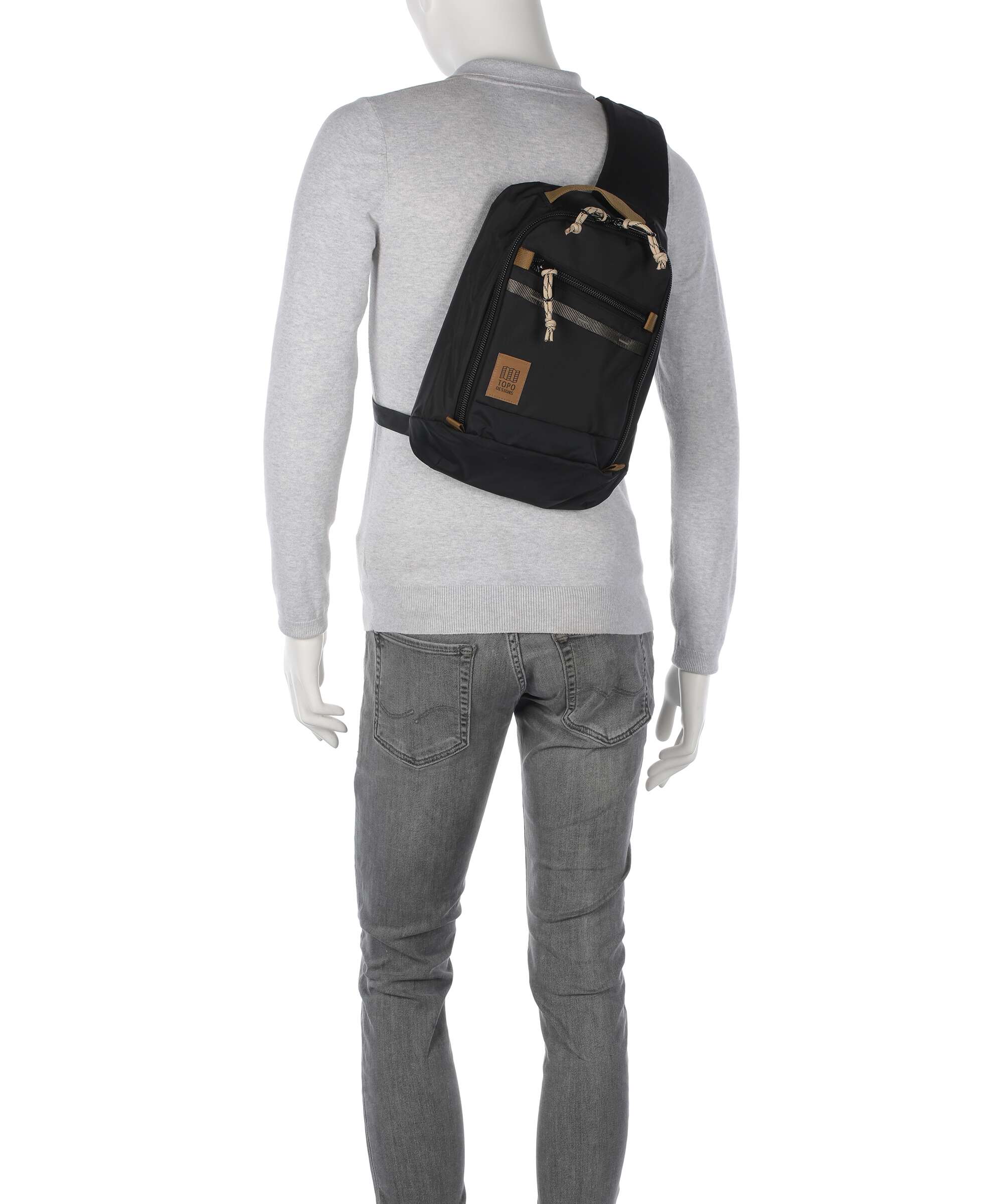 Topo Designs Mountain Plecak na jedno ramię stone blue/bone white - Image 4