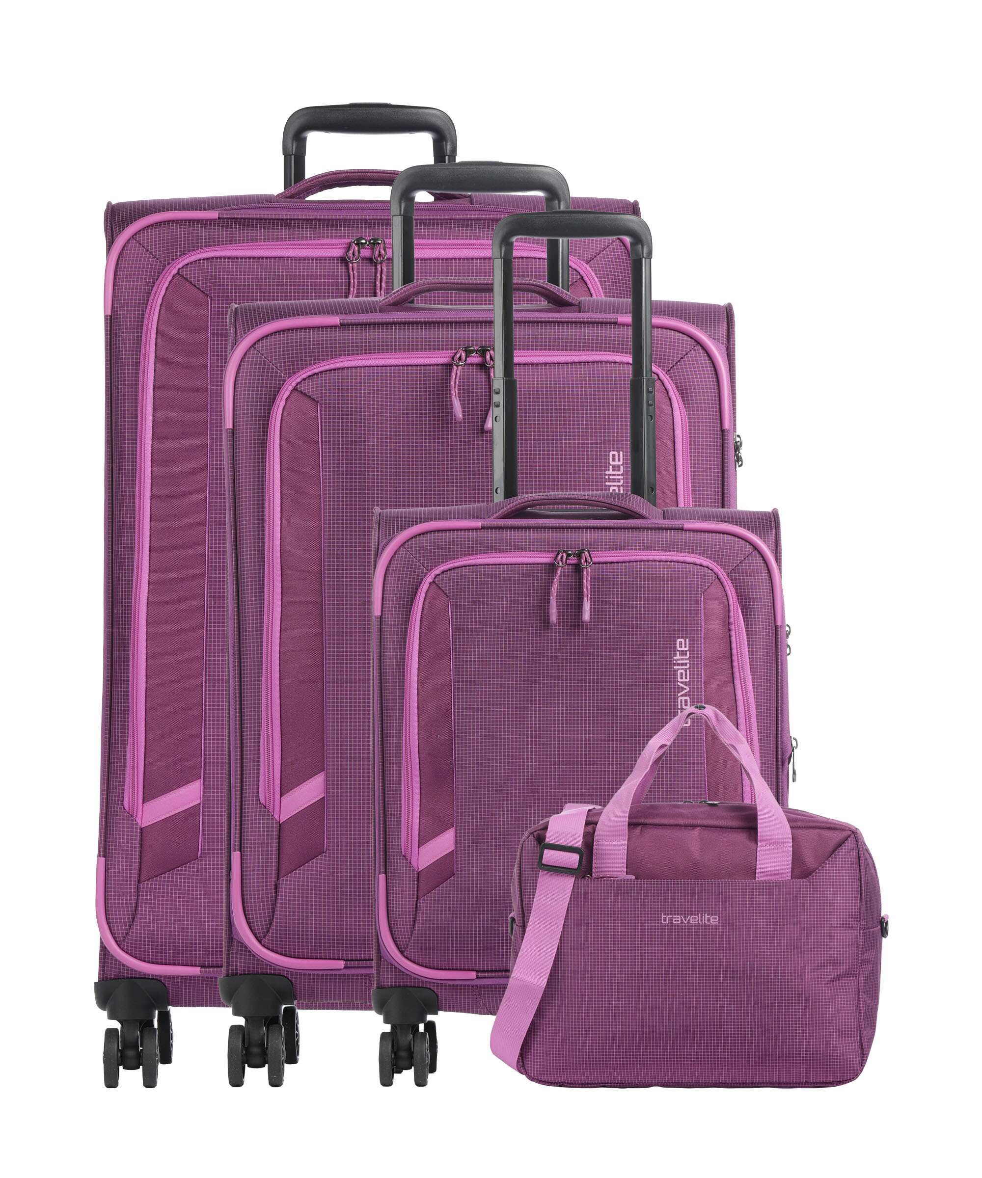 Travelite Corsiica Komplet walizek (4 kołach) pink